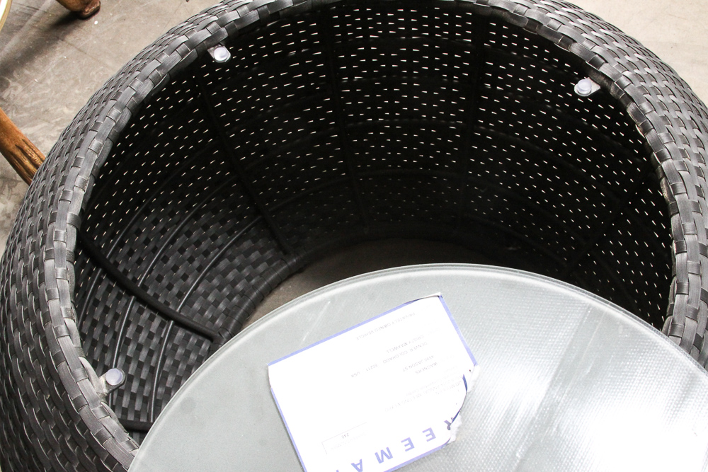 Zuo Modern Grey Wicker Furniture Group