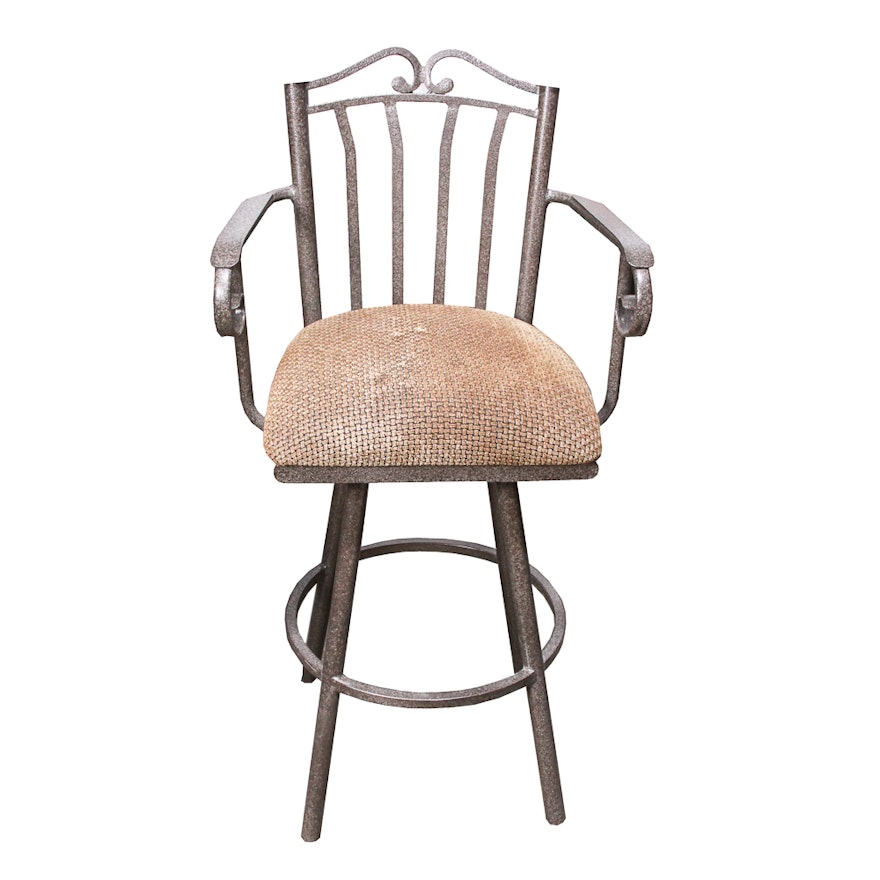 Metal Swivel Barstool