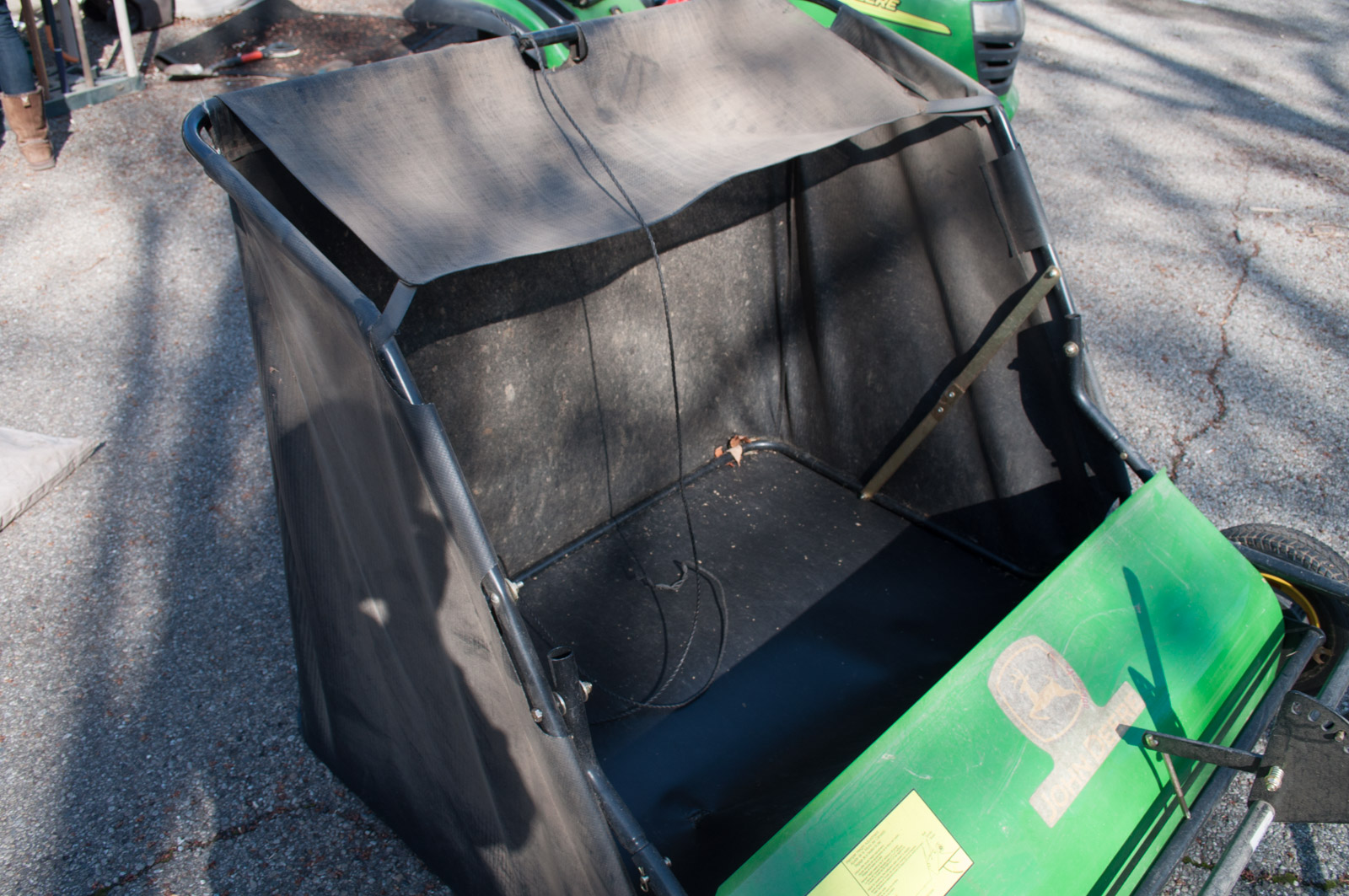 John Deere Tow-Behind Lawn Sweeper