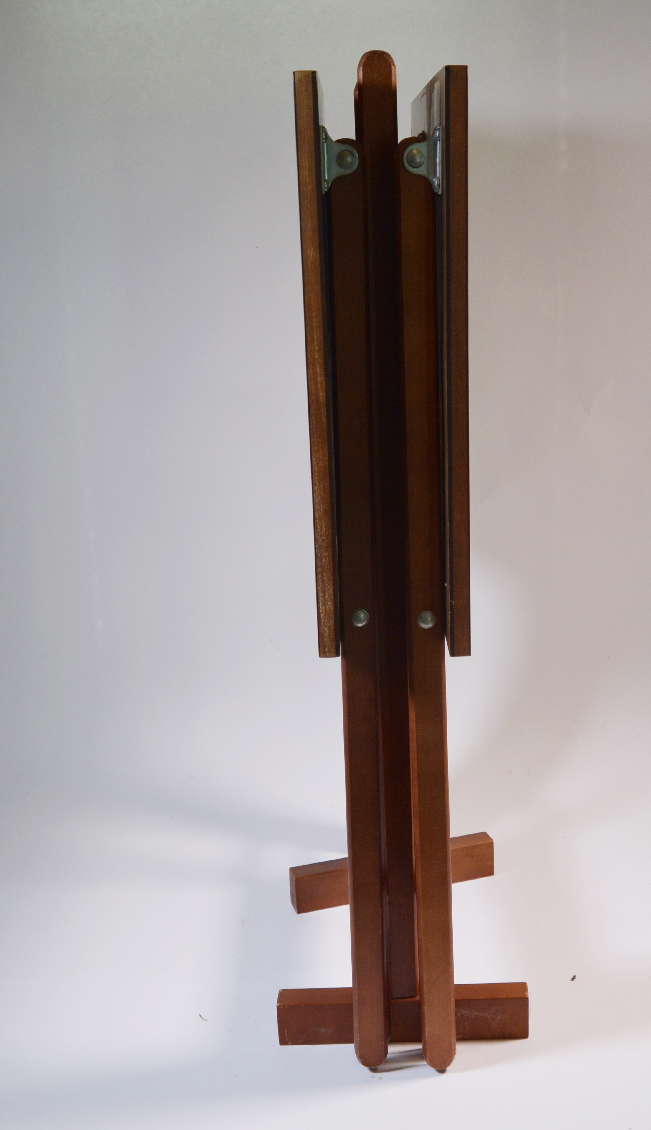 Vintage Scheibe Folding Snack Tables and Stand