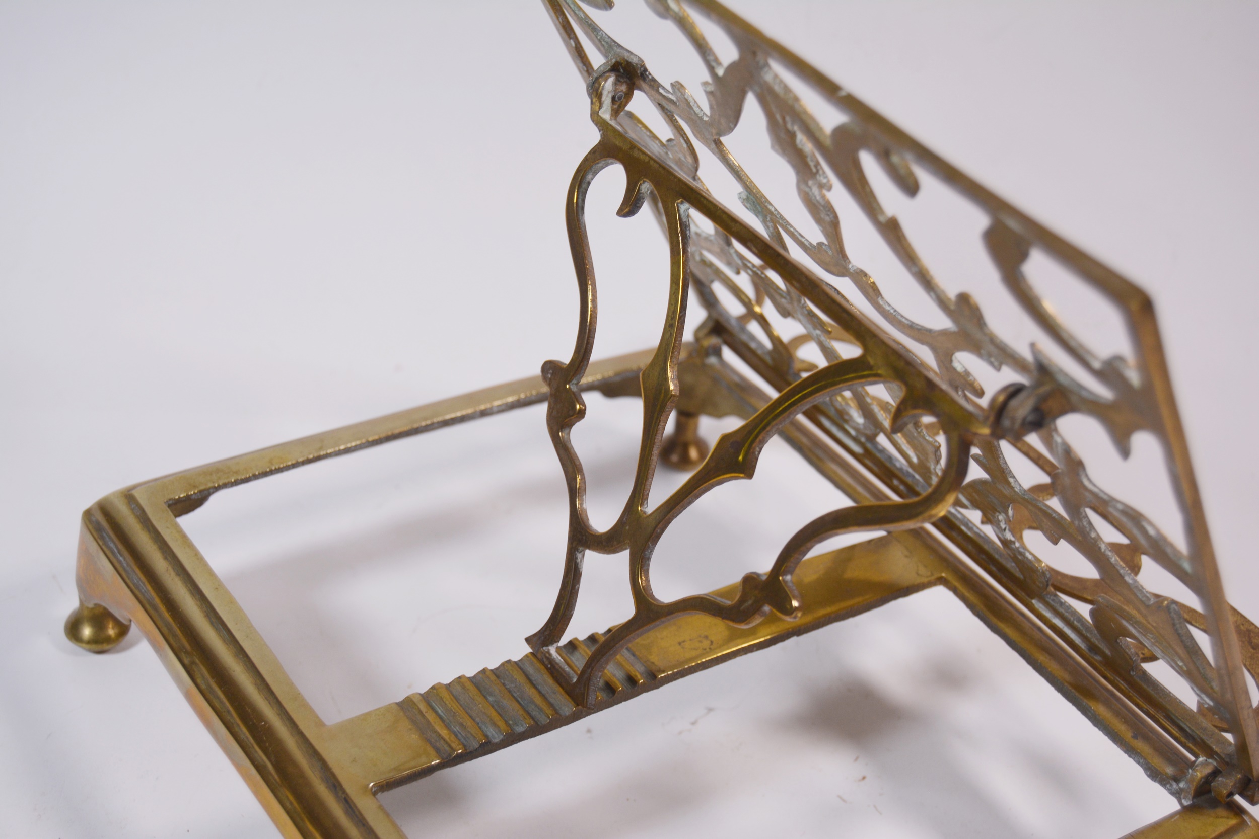 Folding Brass Book Rest
