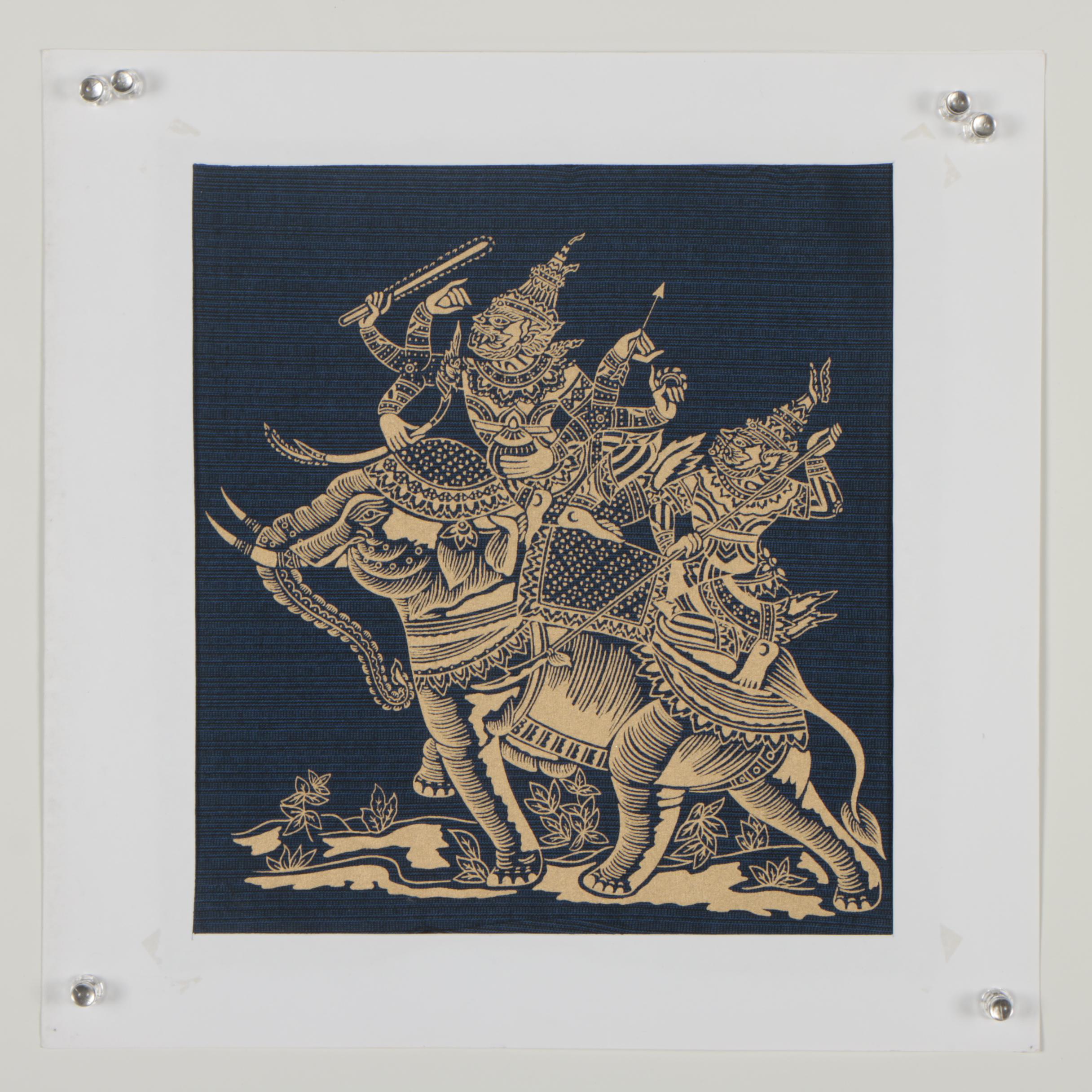 Southeast Asian Inspired Gouache Paintings