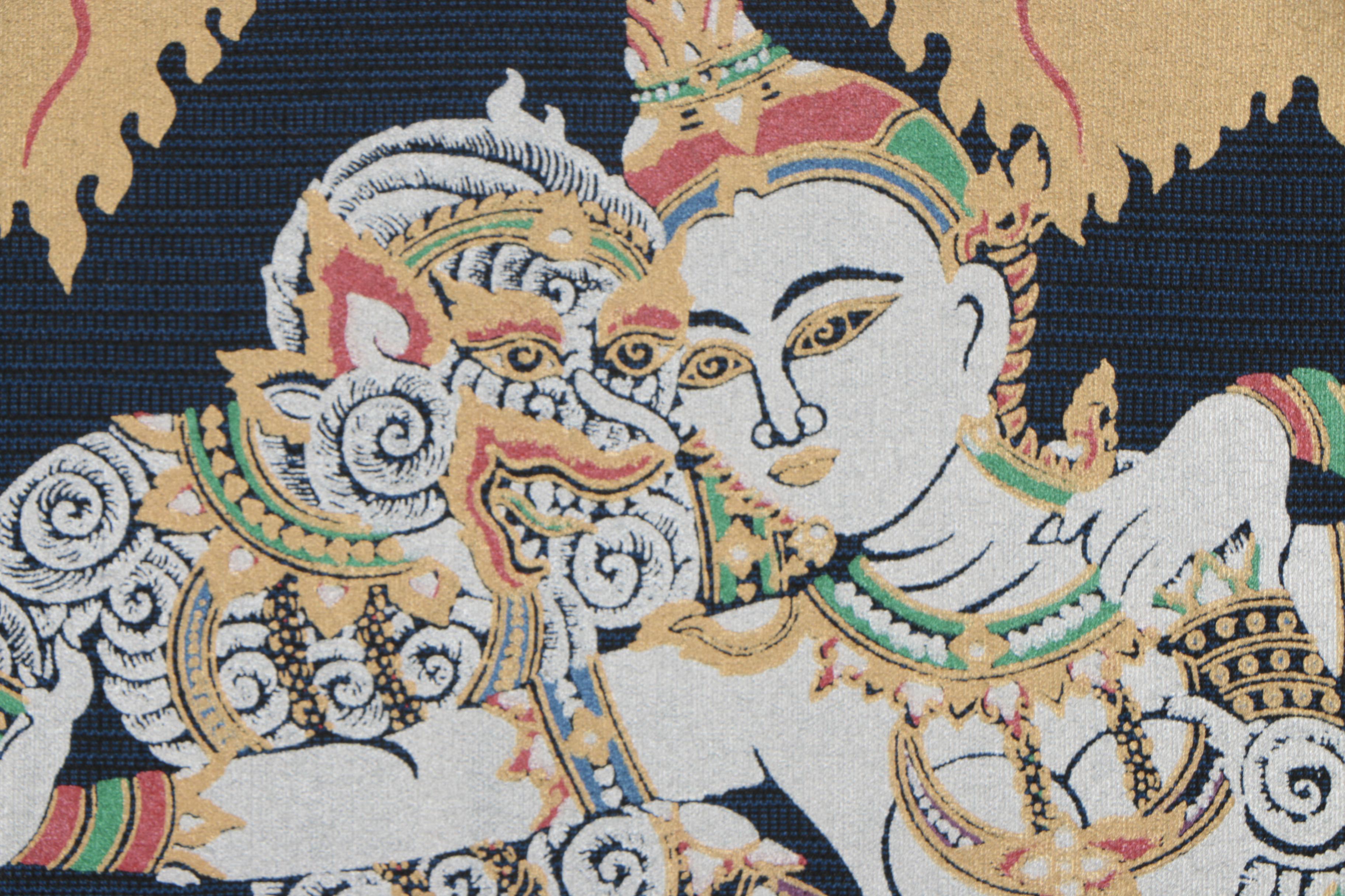 Southeast Asian Inspired Gouache Paintings