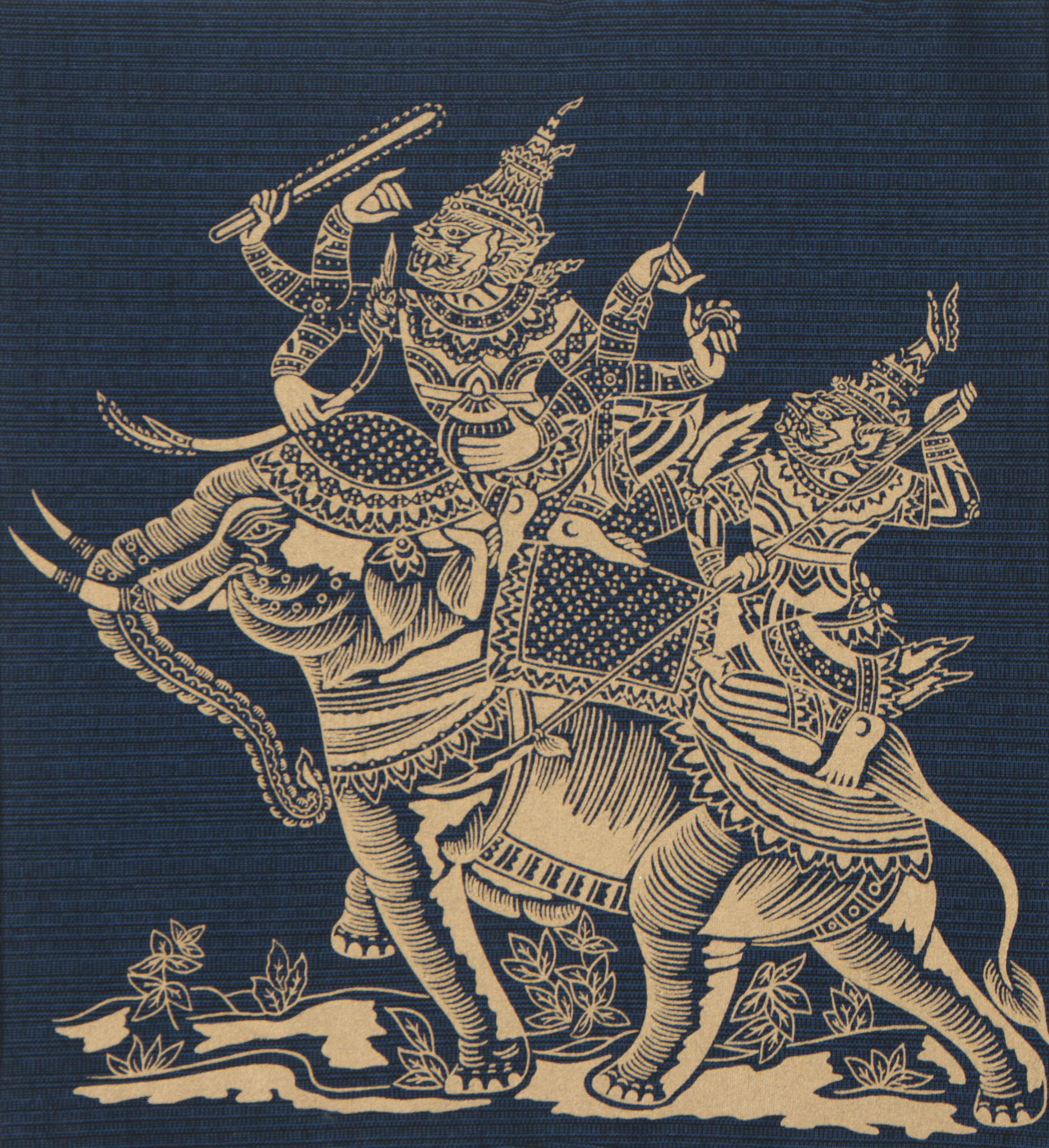 Southeast Asian Inspired Gouache Paintings