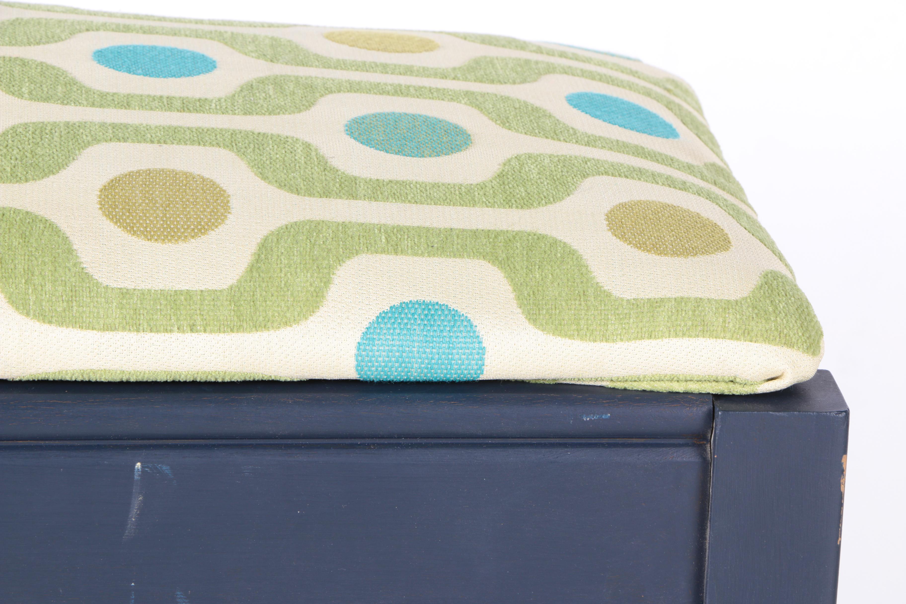 Contemporary Upholstered Piano Bench