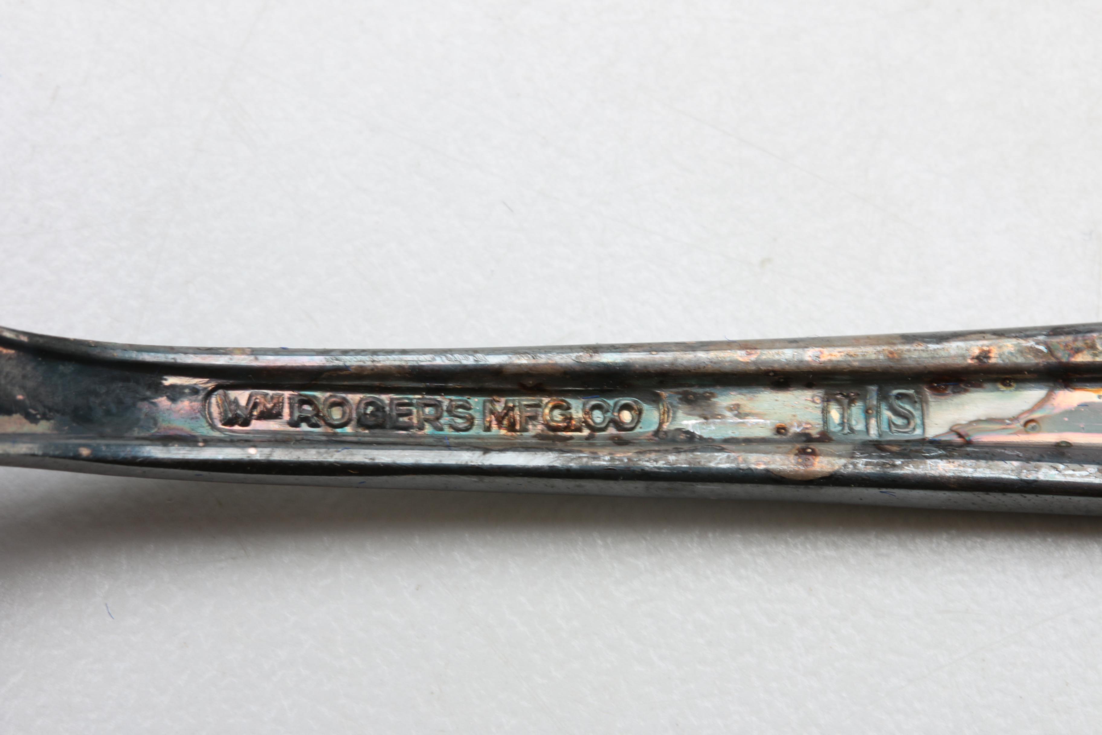 Wm. Rogers Mfg. Co. Silver Plate and Gold-Washed Presidential Spoons