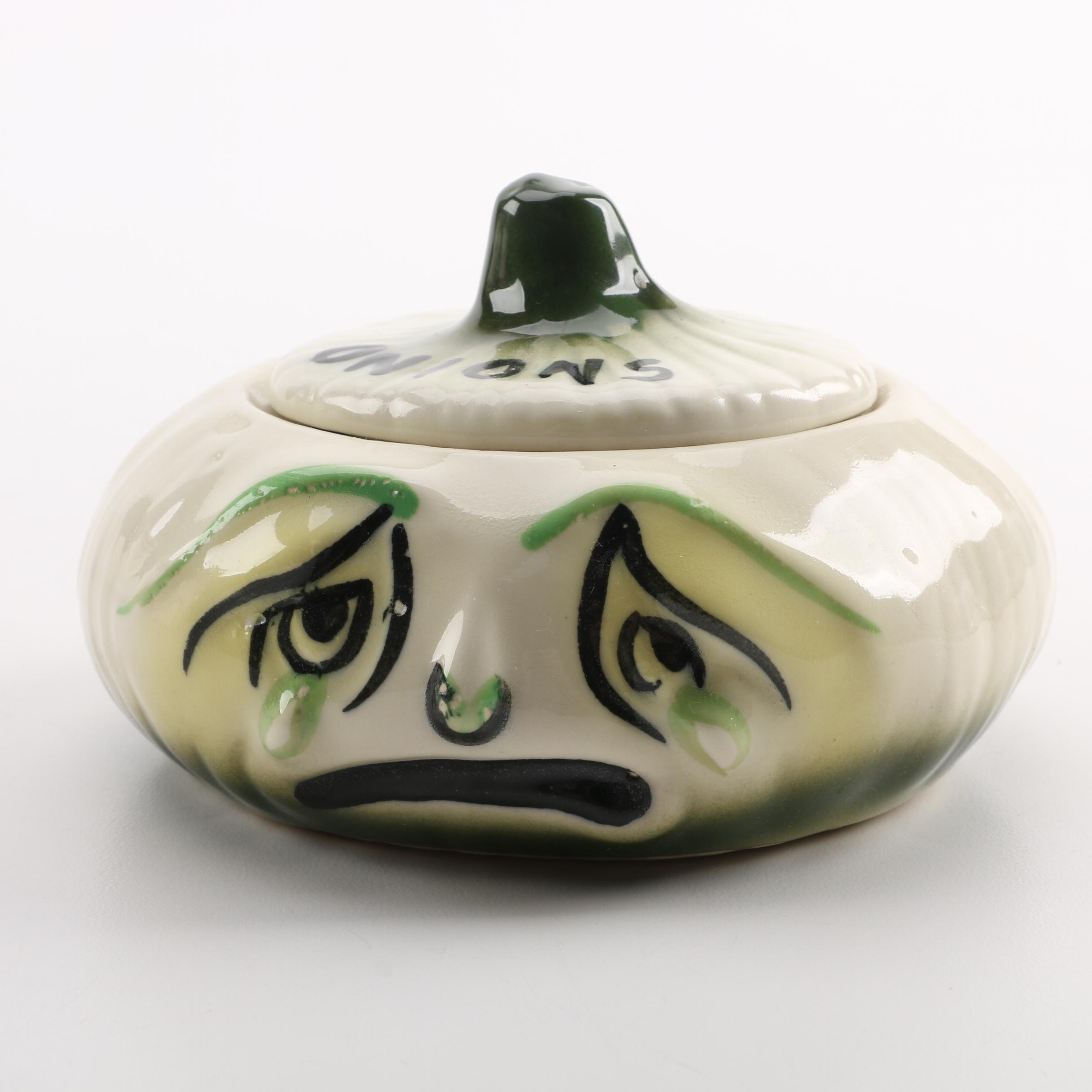 Lefton "Pixieware" Holt Howard Condiment Jars, Circa 1958