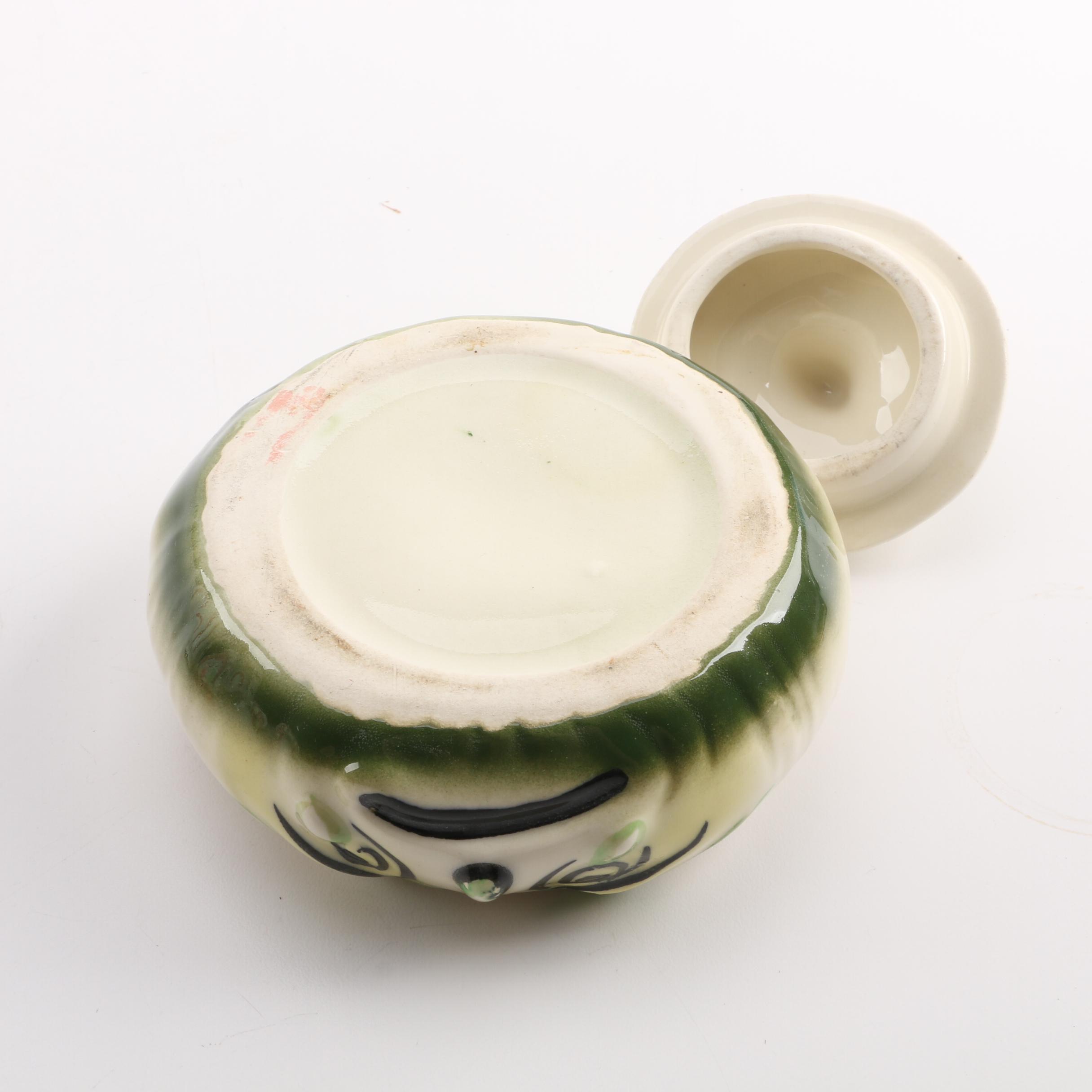 Lefton "Pixieware" Holt Howard Condiment Jars, Circa 1958