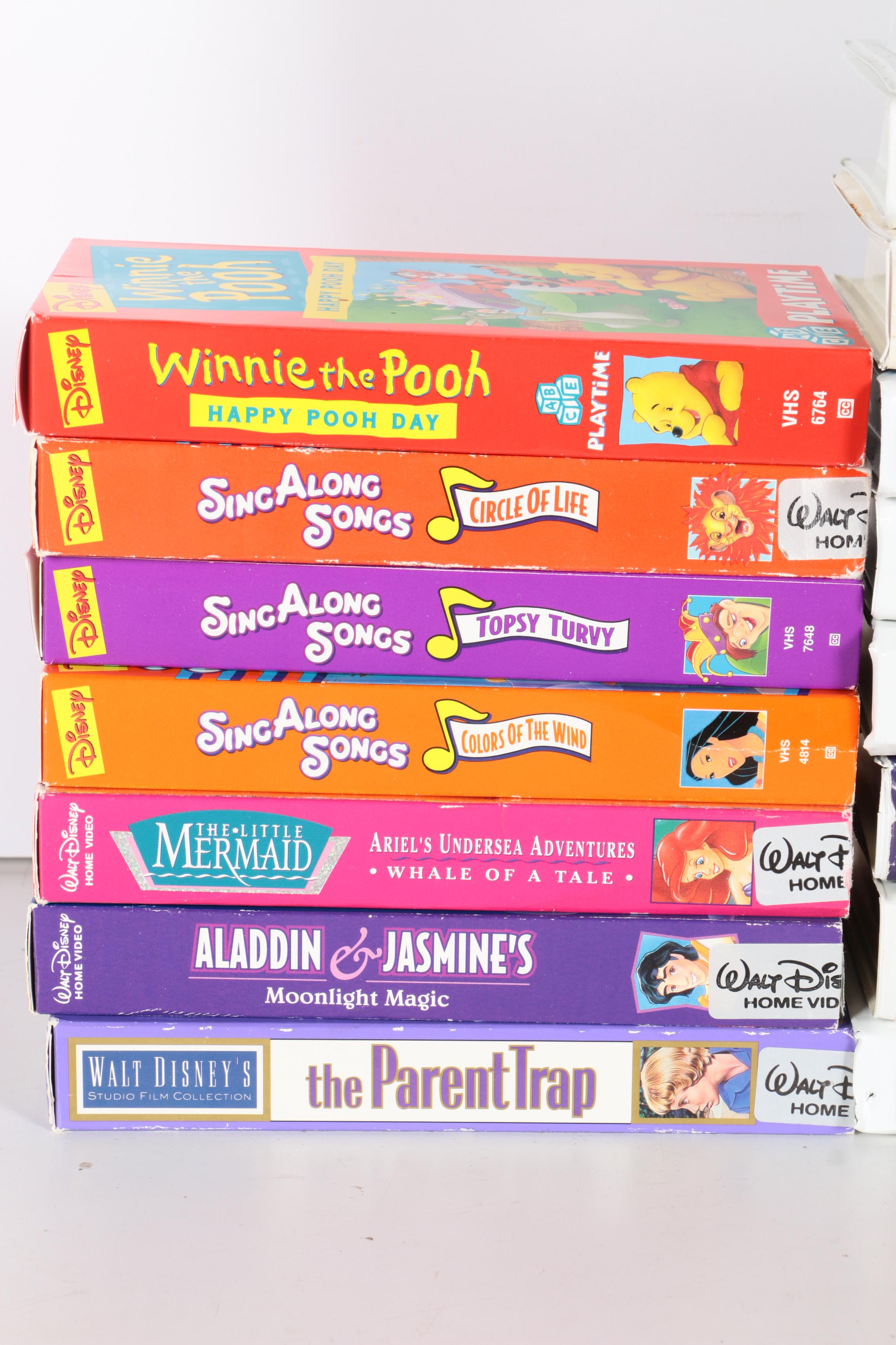 Assorted Disney VHS Tapes including Disney Black Diamond Series