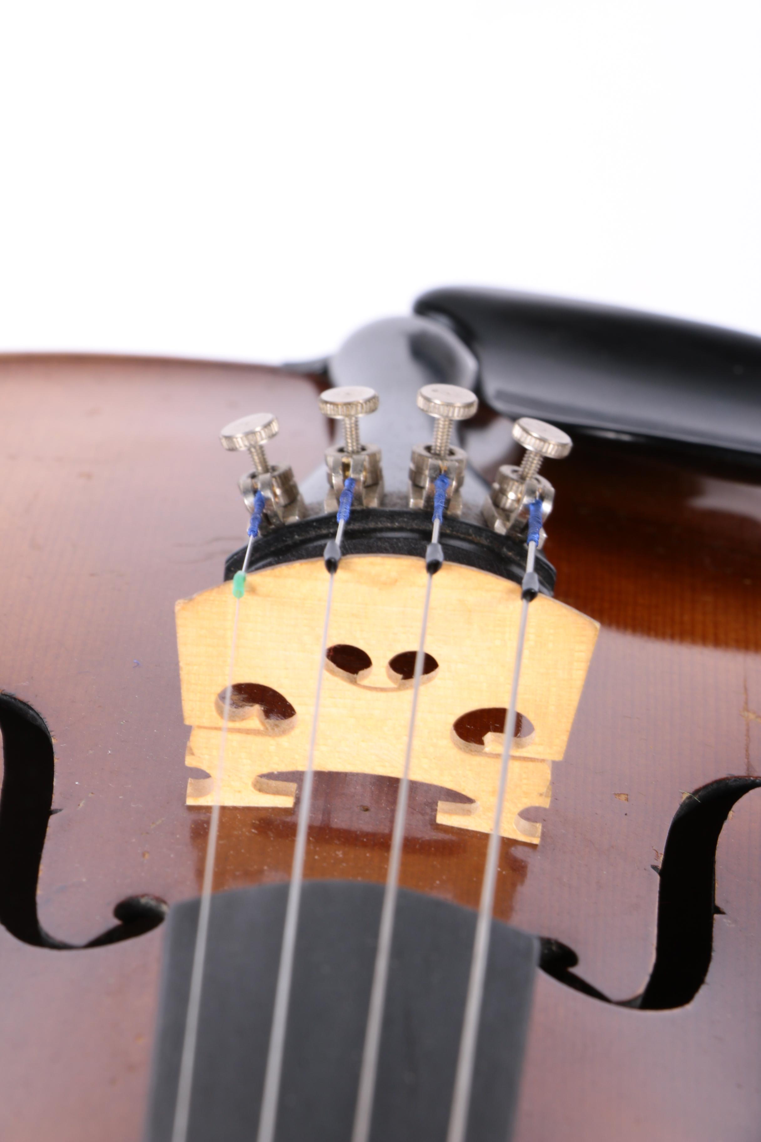 Vintage E R Pfretzschner 1/16 Violin Outfit after Stradivarius