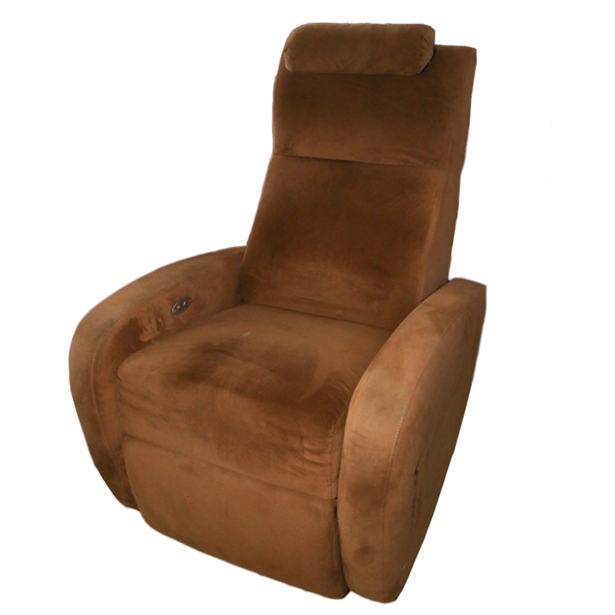 Microsuede Reclining Armchair