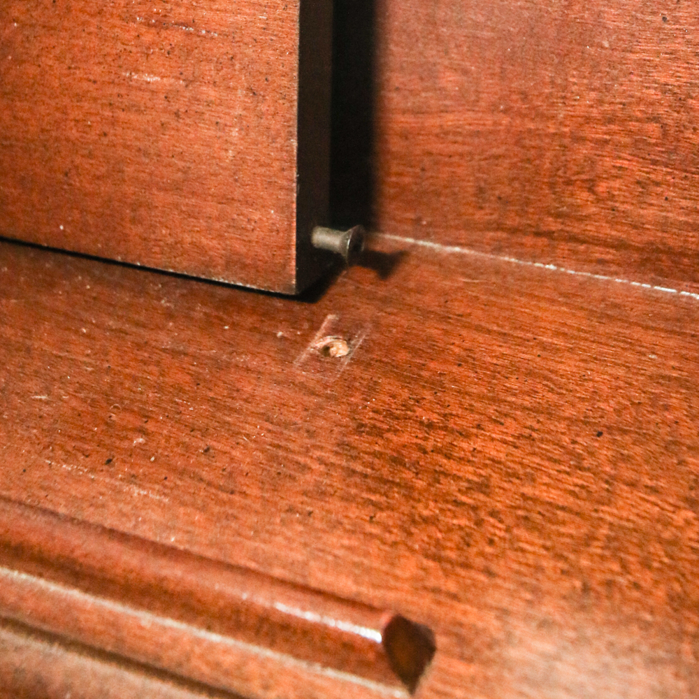 Vintage Wurlitzer Spinet Piano with Sheet Music Cabinet