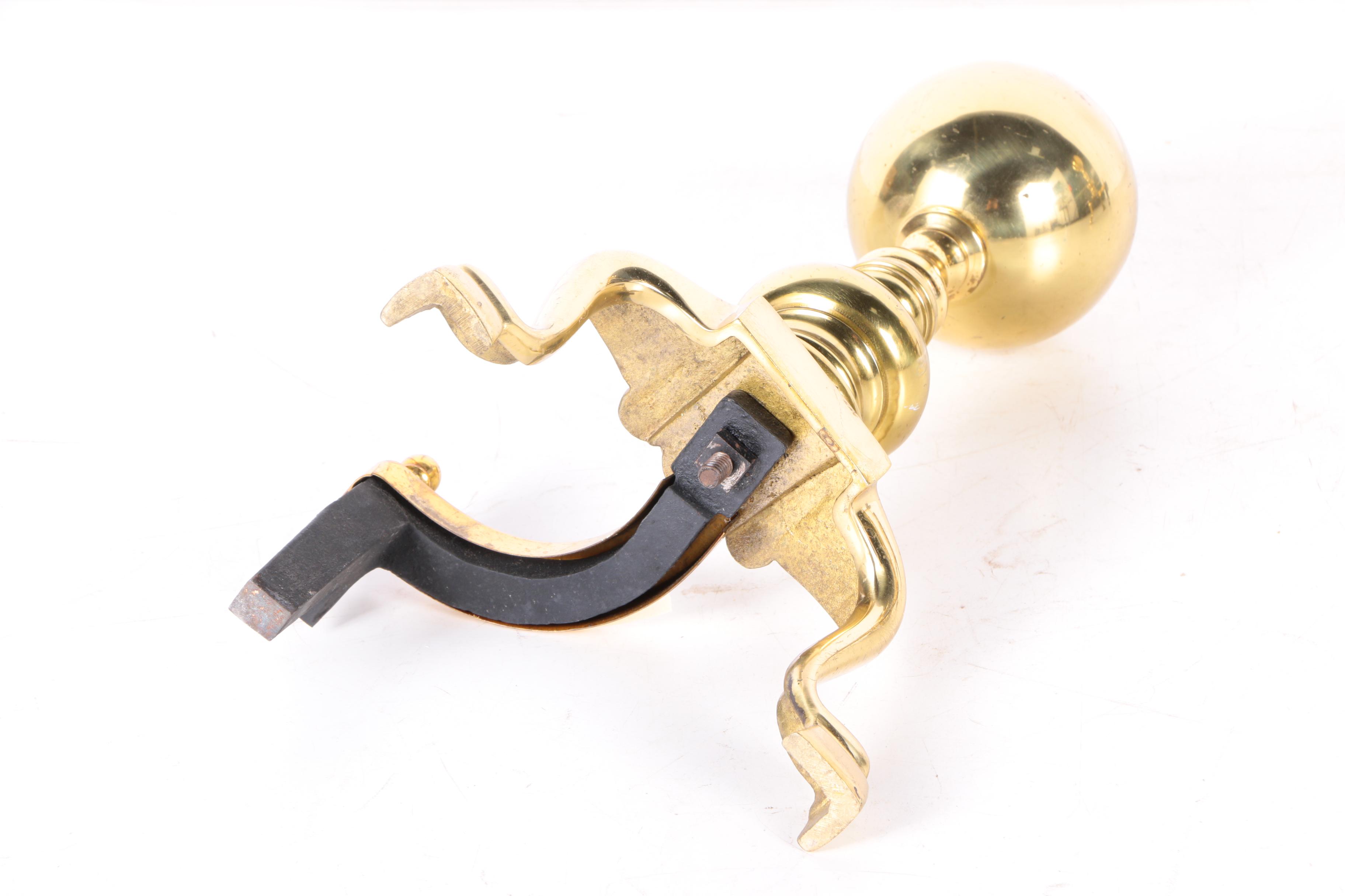 Brass Fireplace Andirons