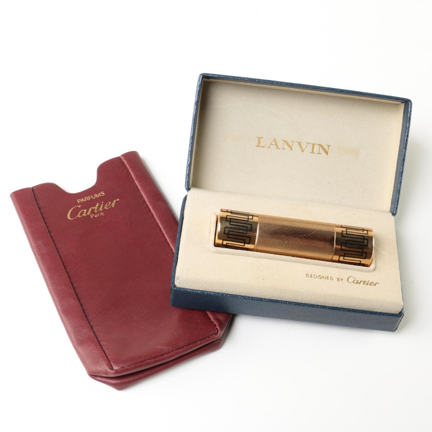 Vintage Lanvin "Crescendo" Perfume bottle by Cartier