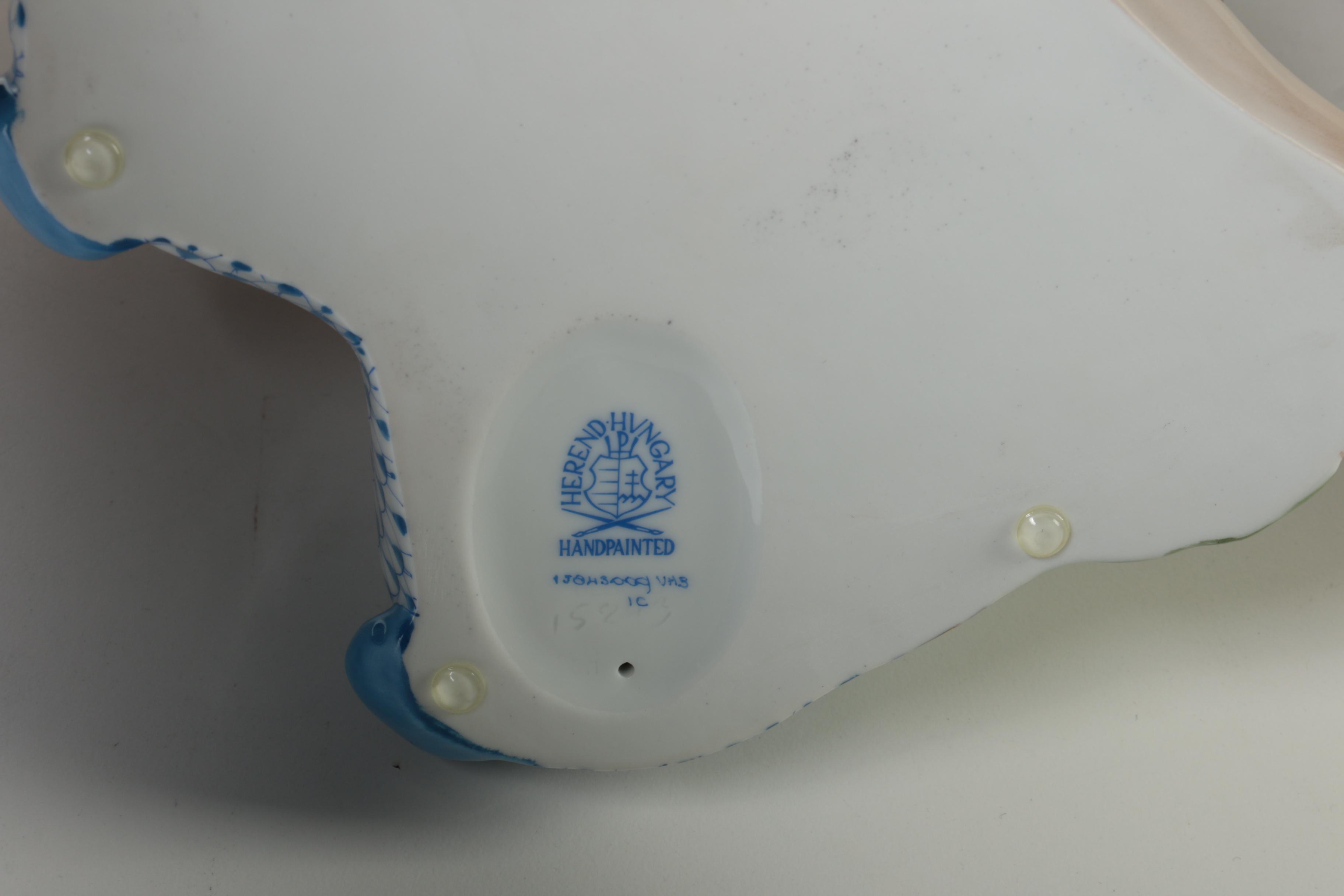 Herend "Bunny Love" Hand-Painted Porcelain Figurine