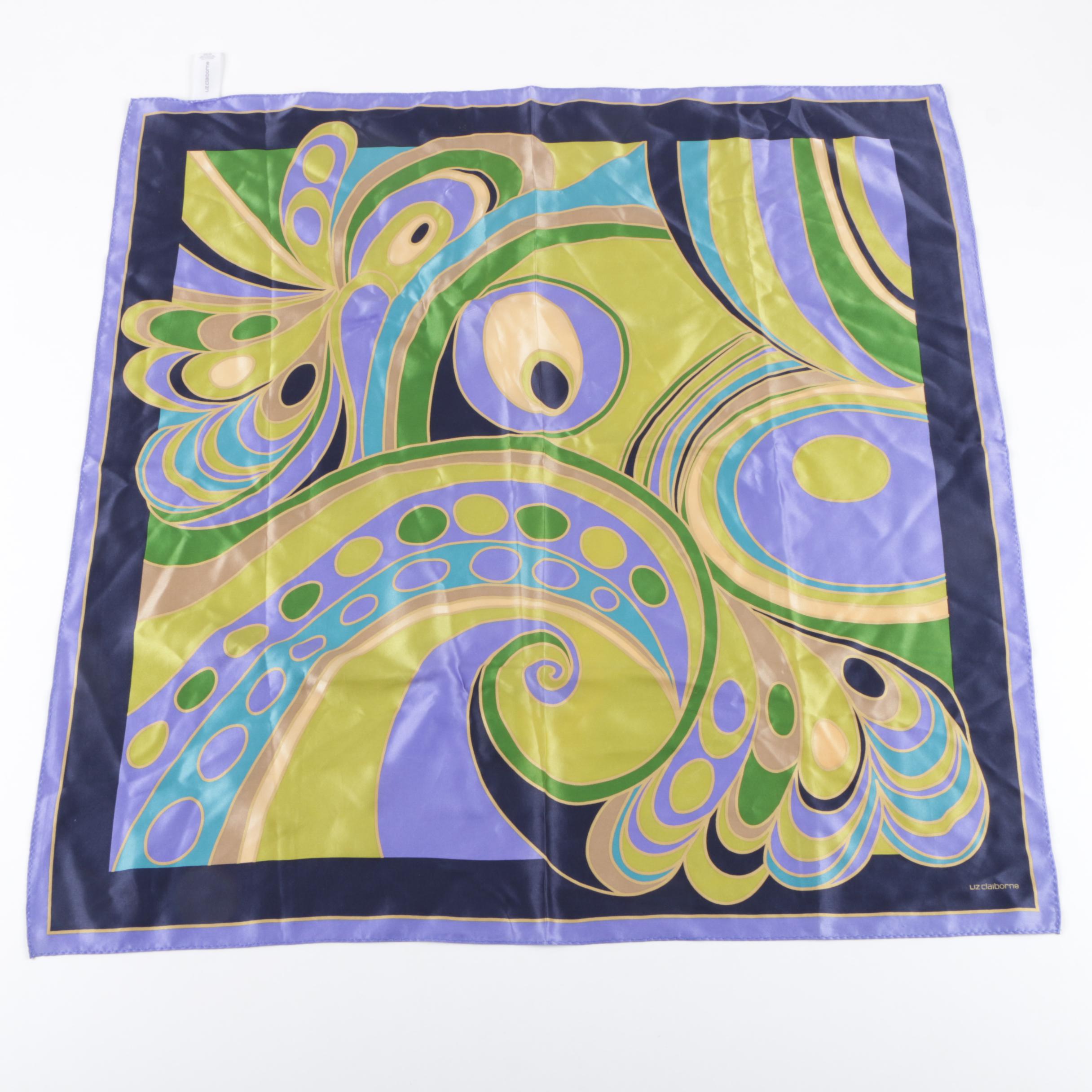 Vintage Scarves Including Echo and Liz Claiborne