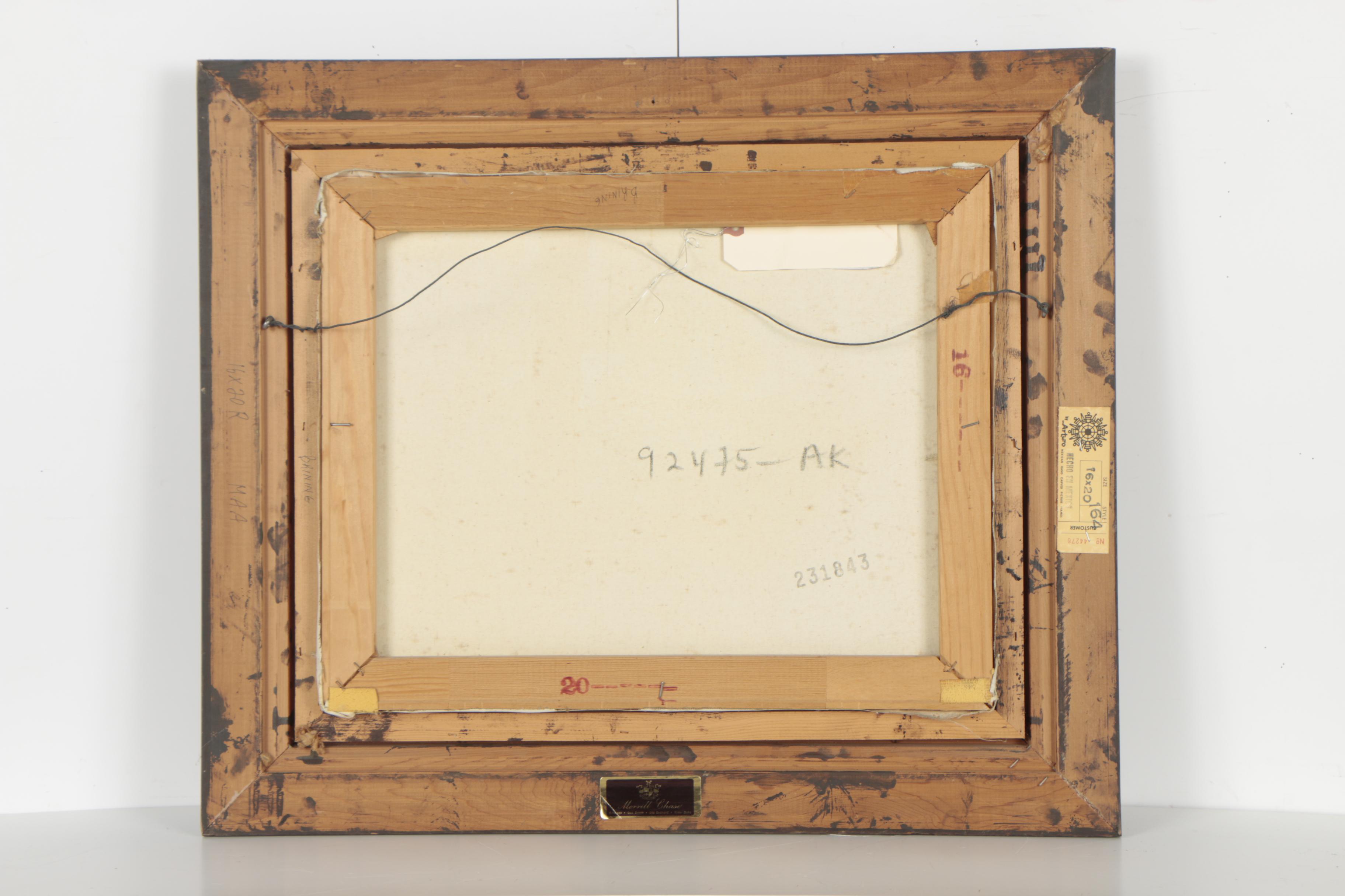 Wollinger Late 20th Century Oil Painting of Forest Landscape