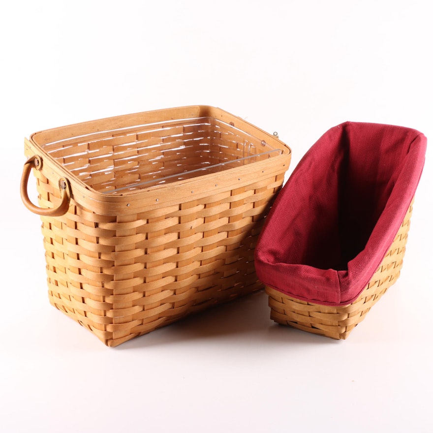 Longaberger Catalog and Newspaper Baskets