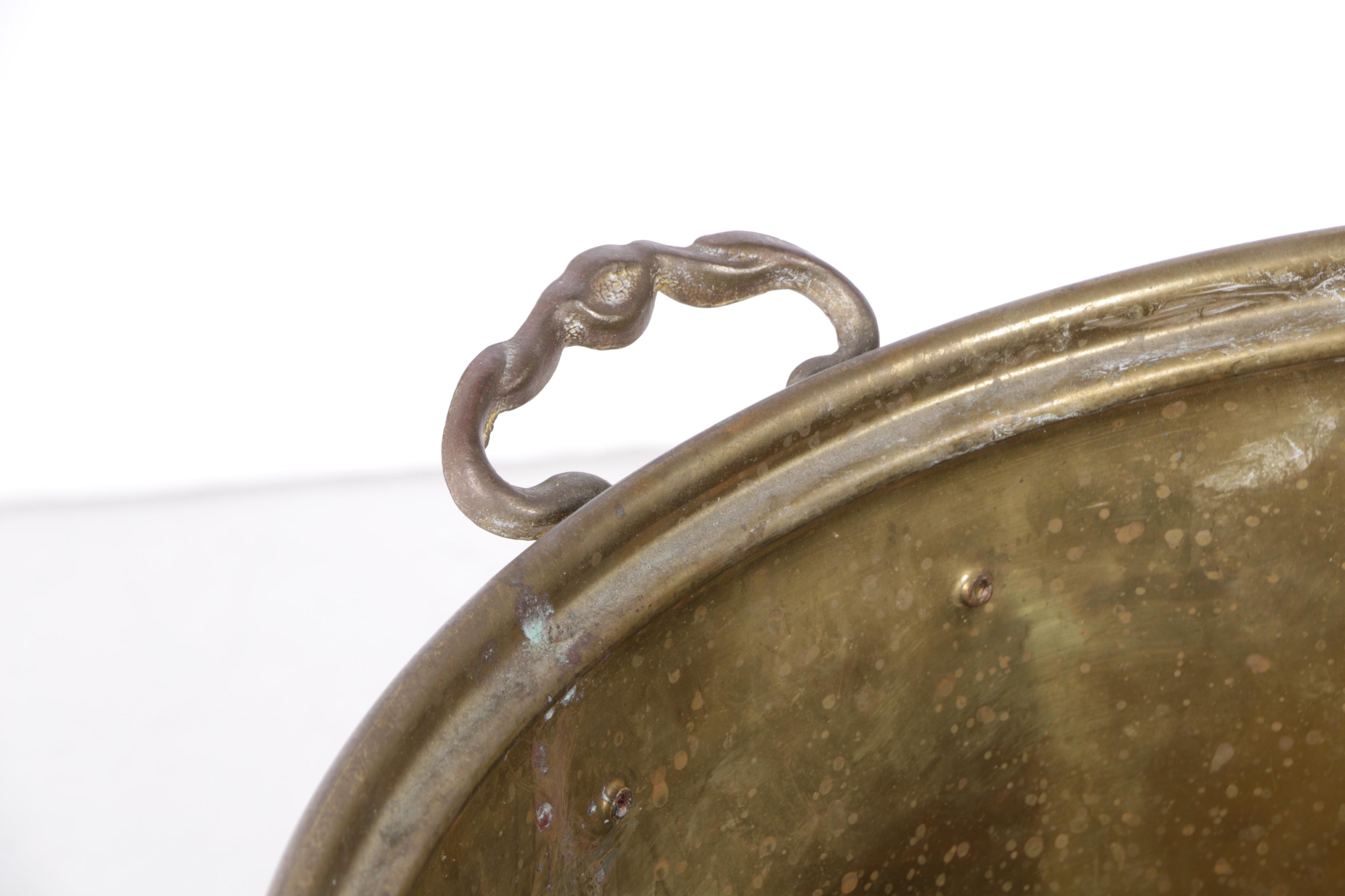 Vintage Brass Bucket