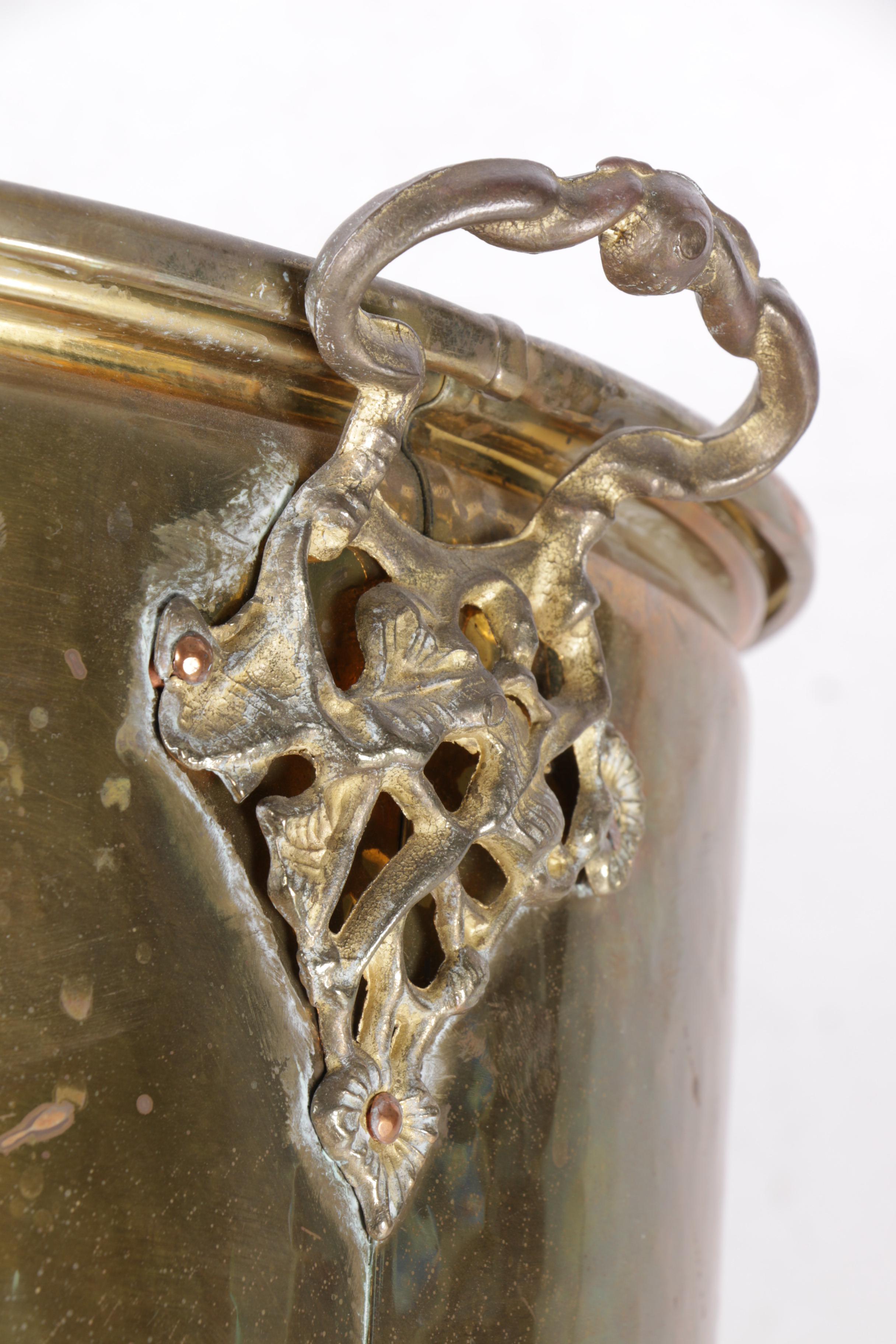 Vintage Brass Bucket