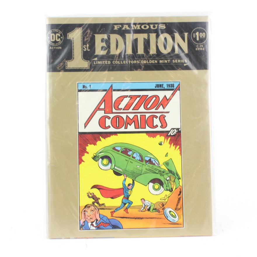 DC 1974 "Famous 1st Edition" "Action Comics" Issue 1 Reprint Replica Edition