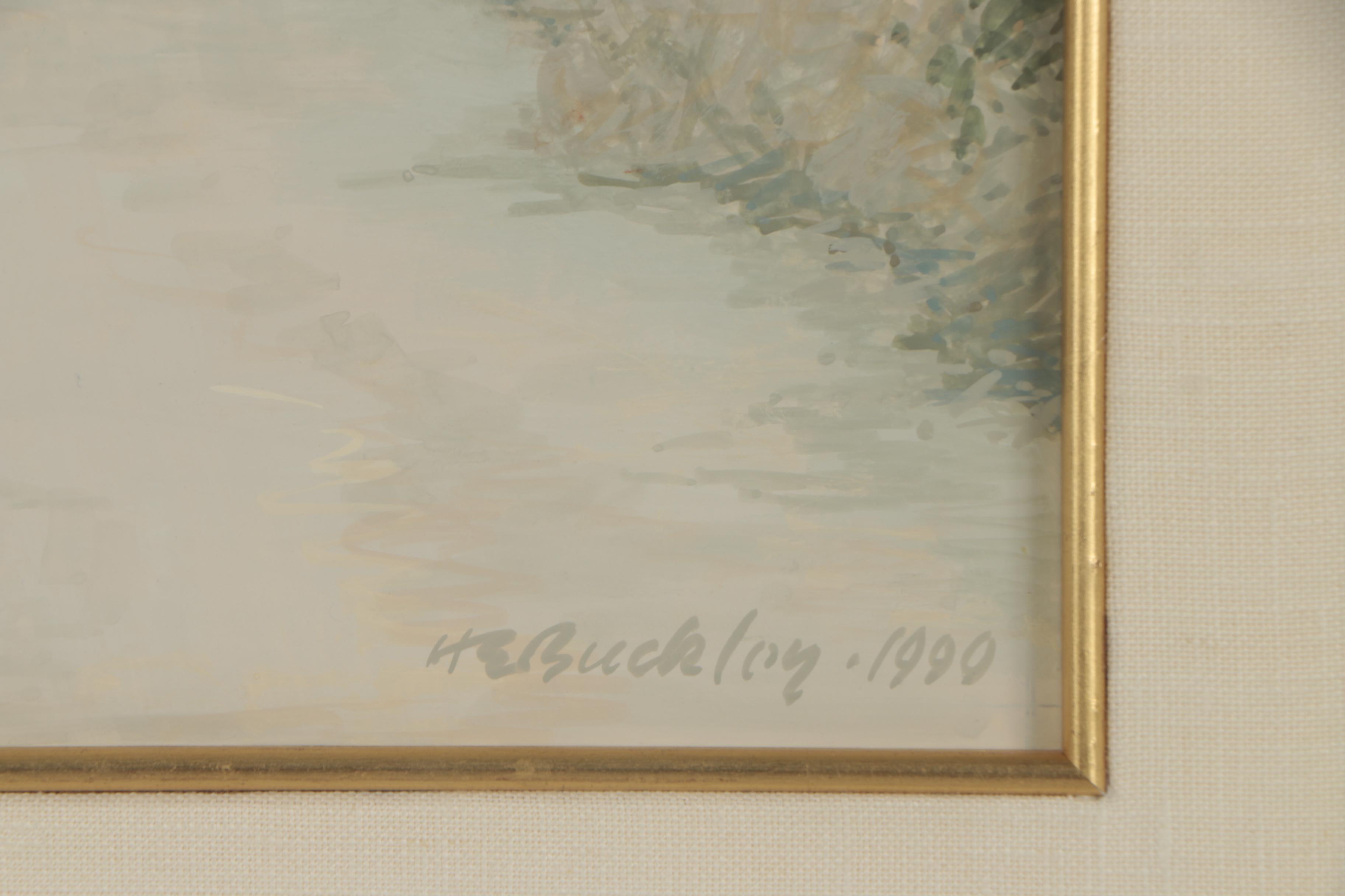 Harry E. Buckley Gouache Painting