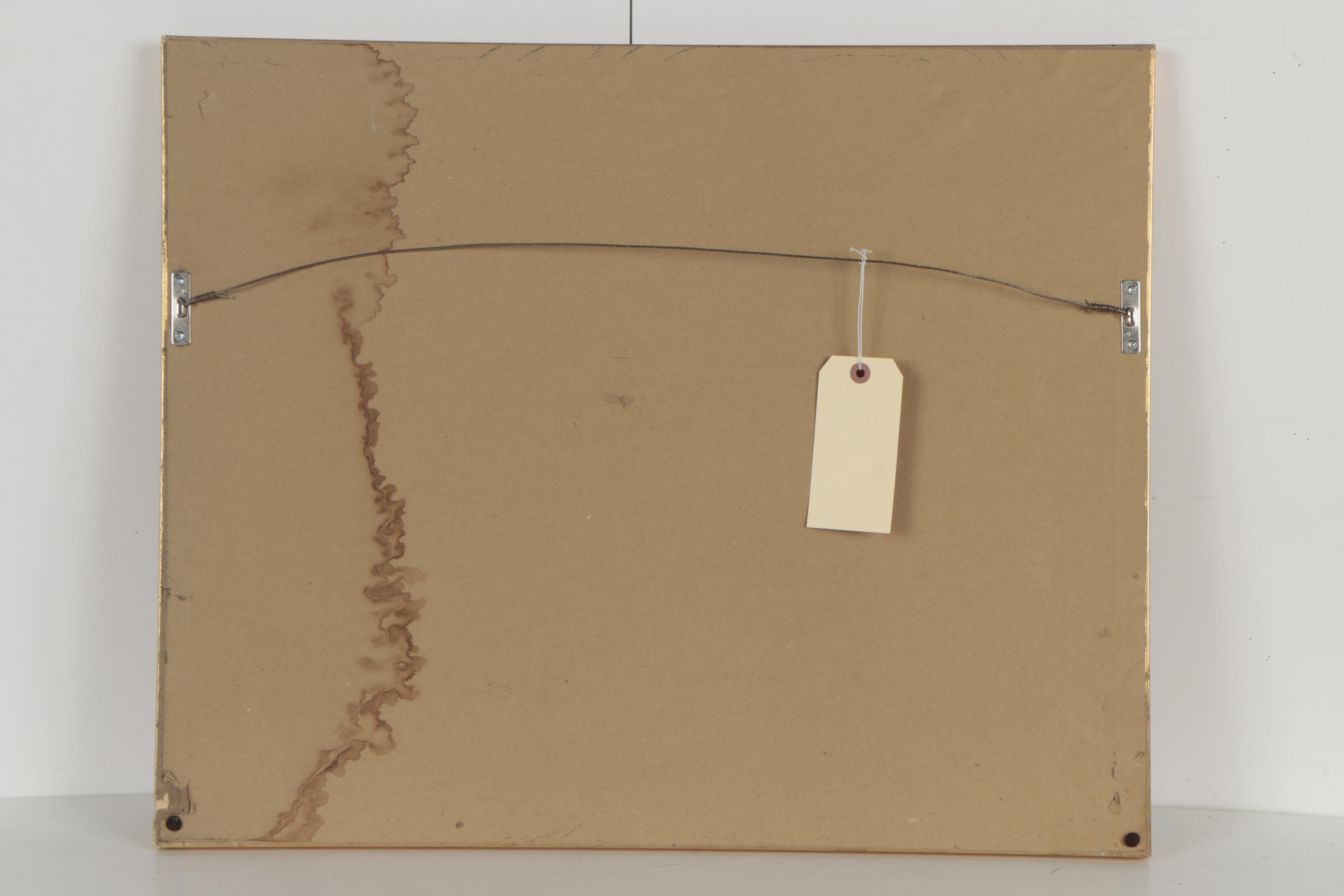 20th-Century Mixed Media Painting of Menorah