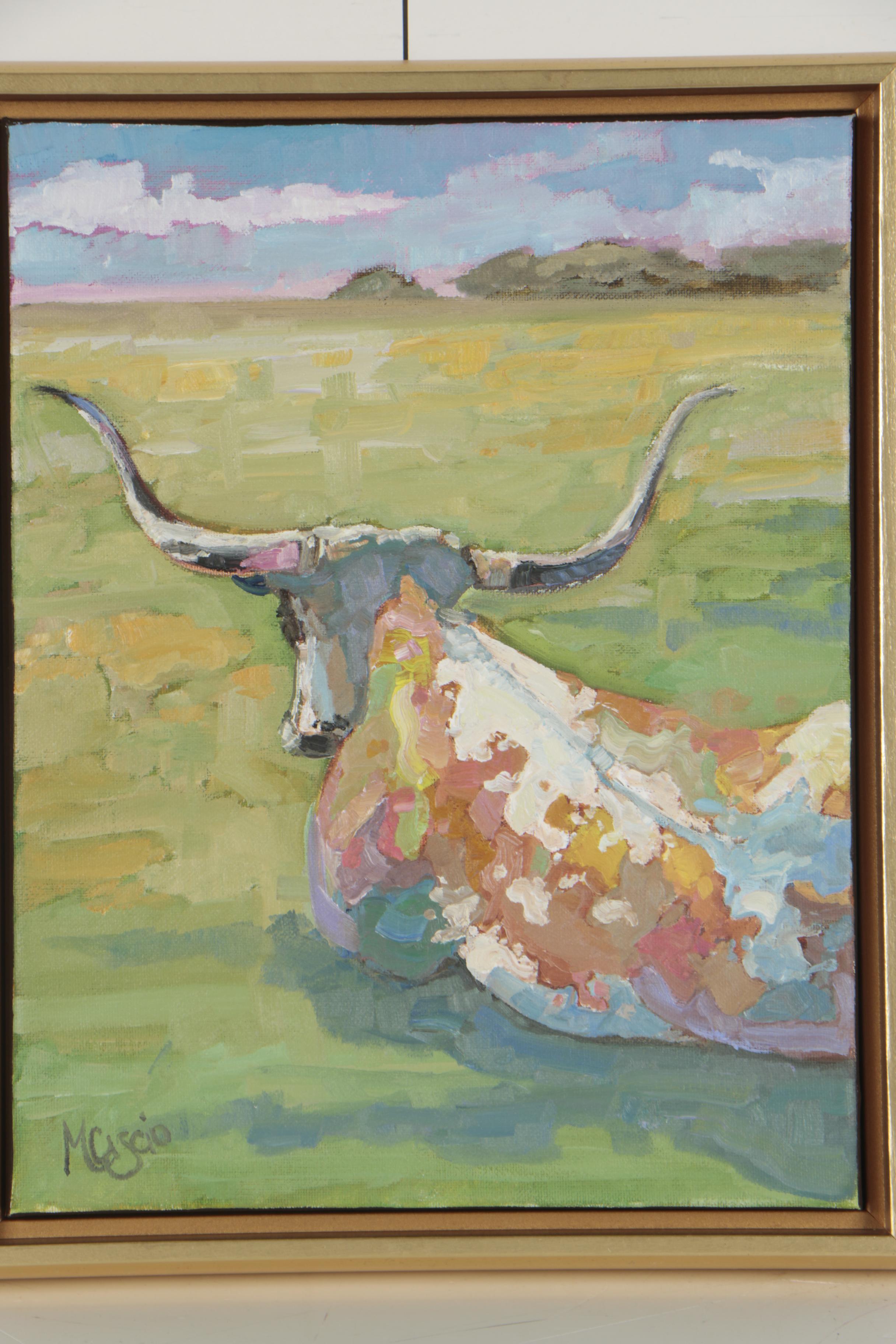 Monica Cascio Oil Painting "Reflecting"