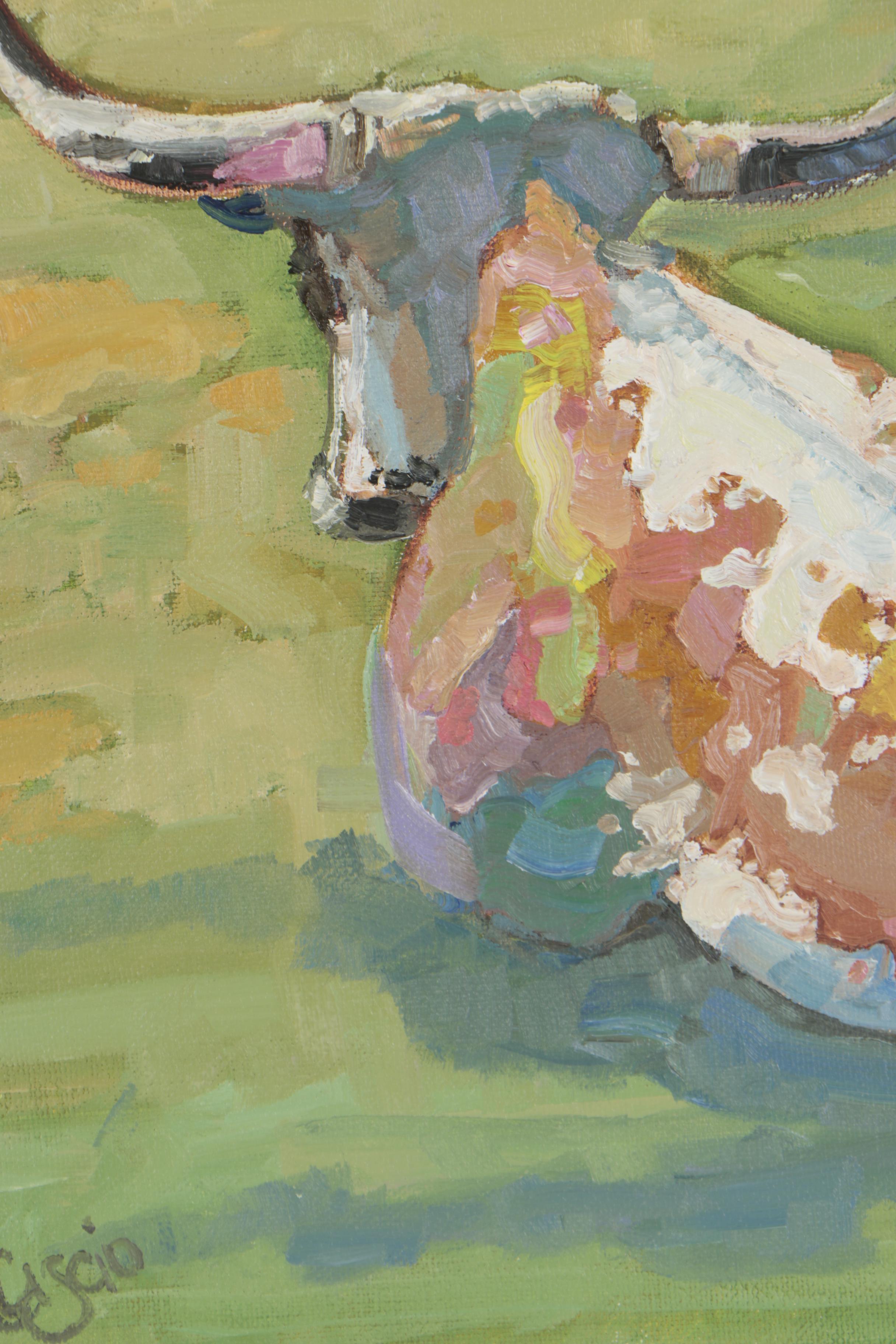 Monica Cascio Oil Painting "Reflecting"