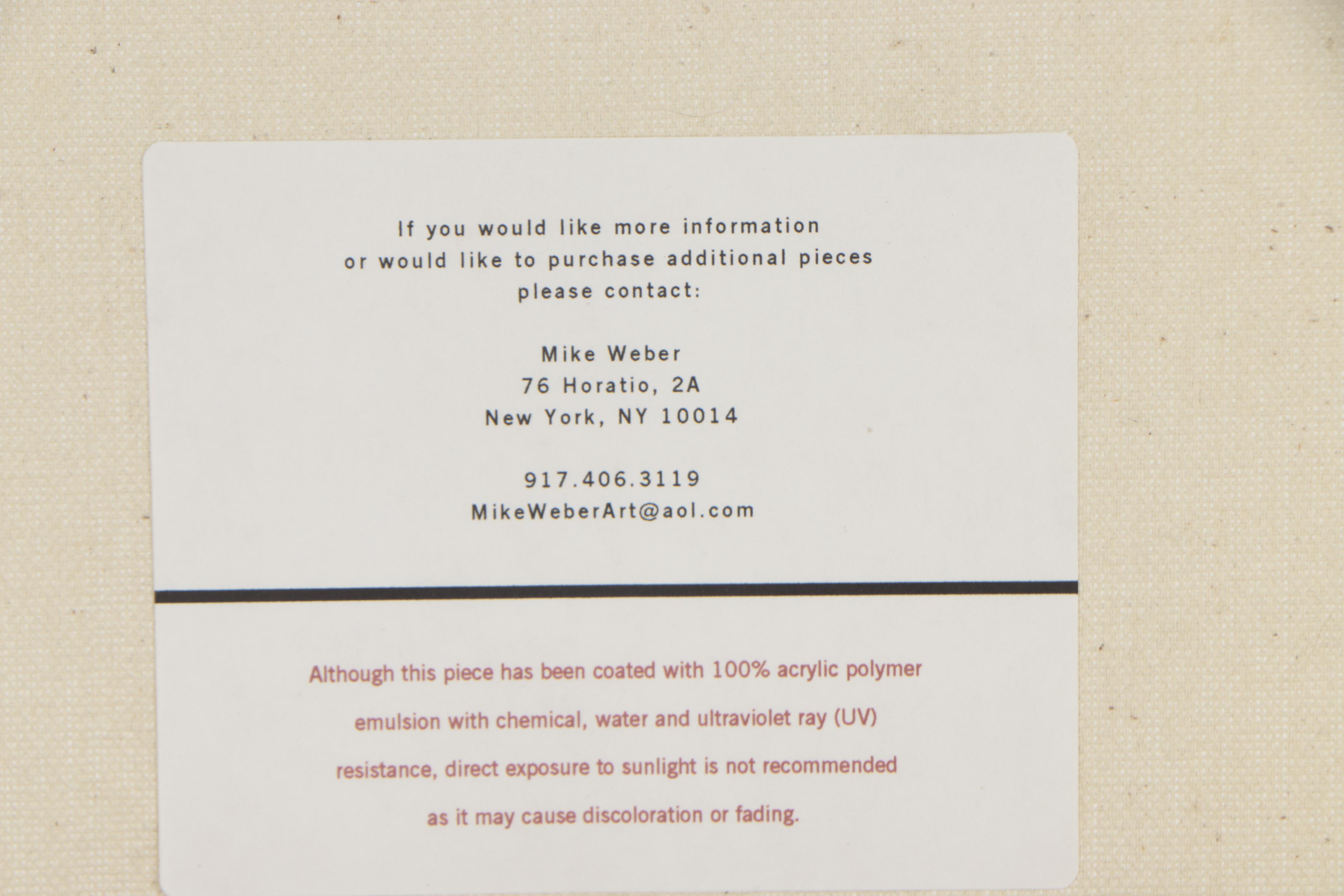 Mike Weber Abstract Mixed Media Artworks