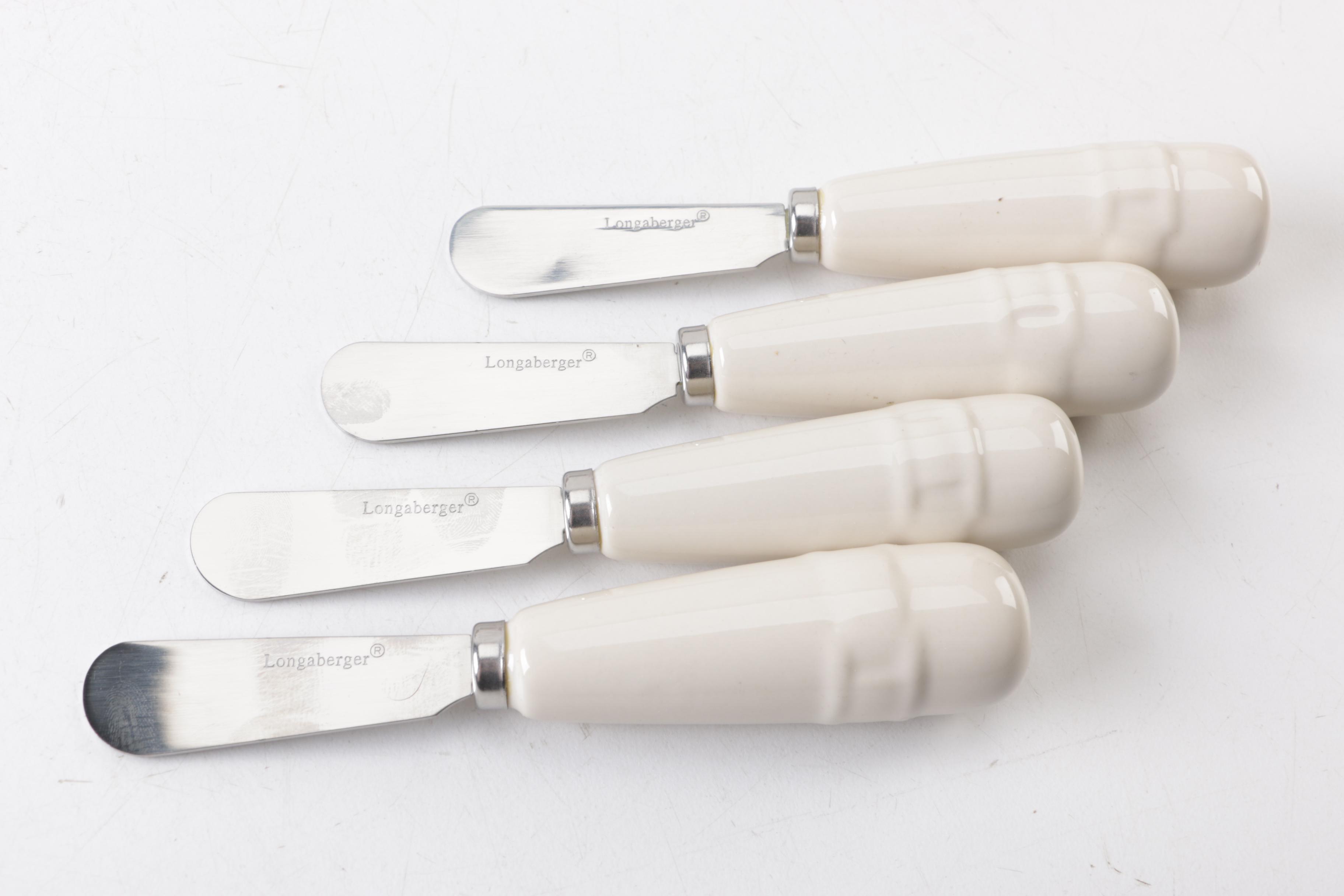 Longaberger Ivory "Woven Traditions" Pottery Serveware and Accessories