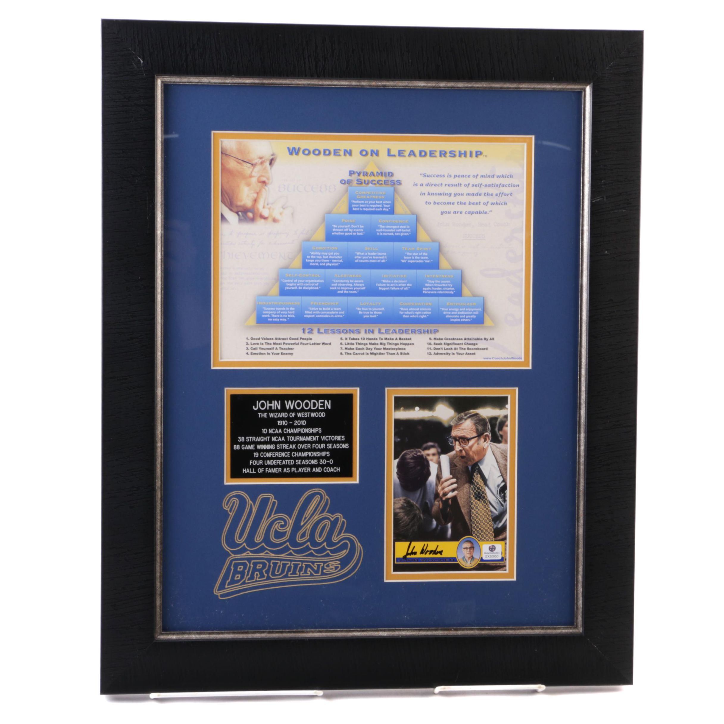John Wooden Commemorative Plaque