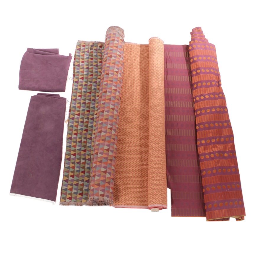 Assortment of Jim Thompson Fabrics and Fabric Remnants