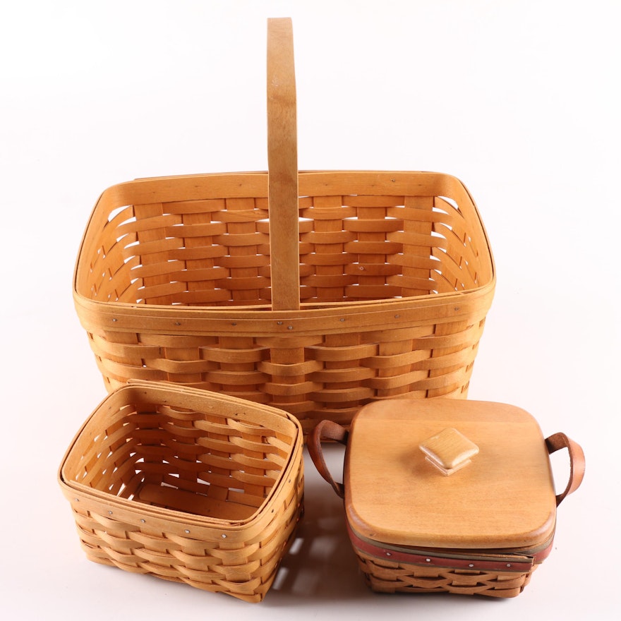 Handwoven Longaberger Baskets