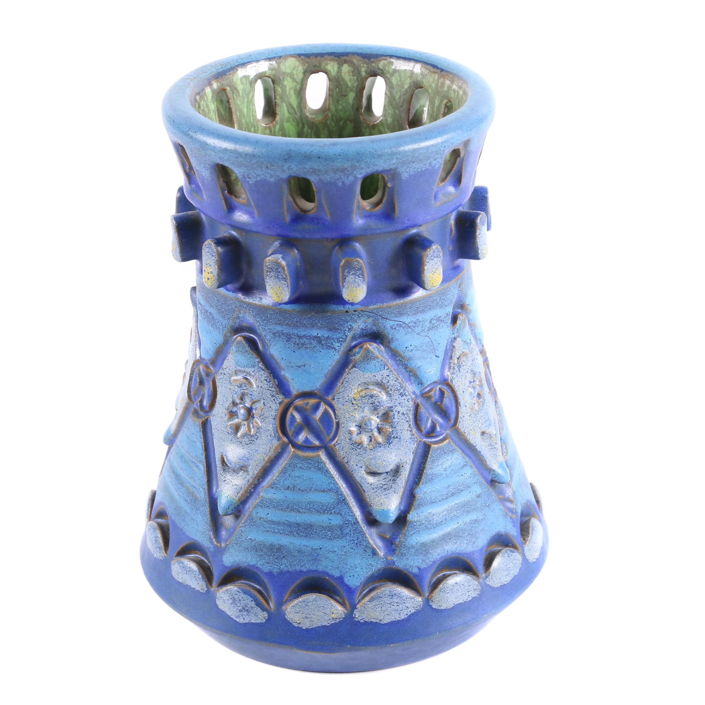 Mid Century Modern Raymor Italian Art Pottery Vase