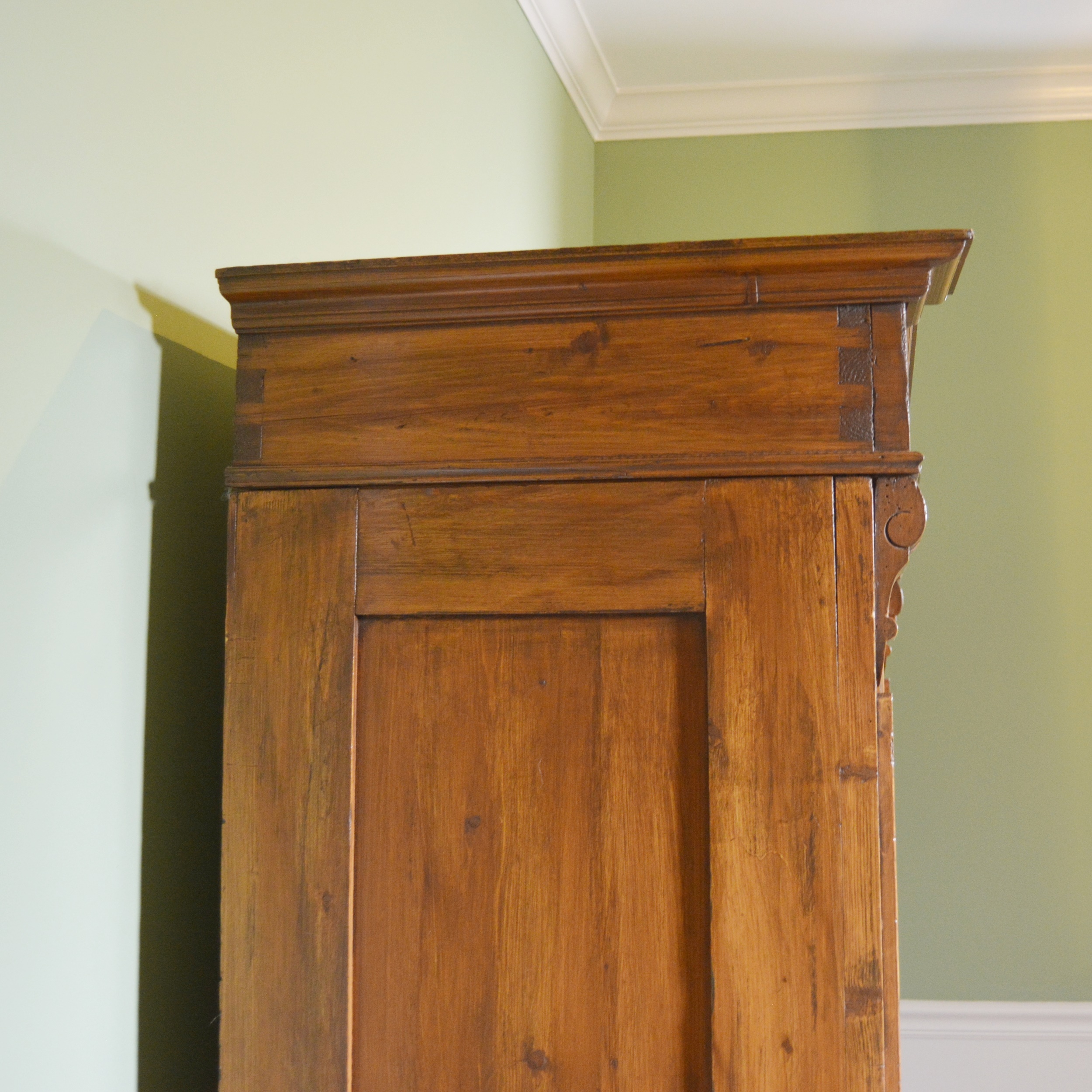 Antique Pine Armoire From English Traditions
