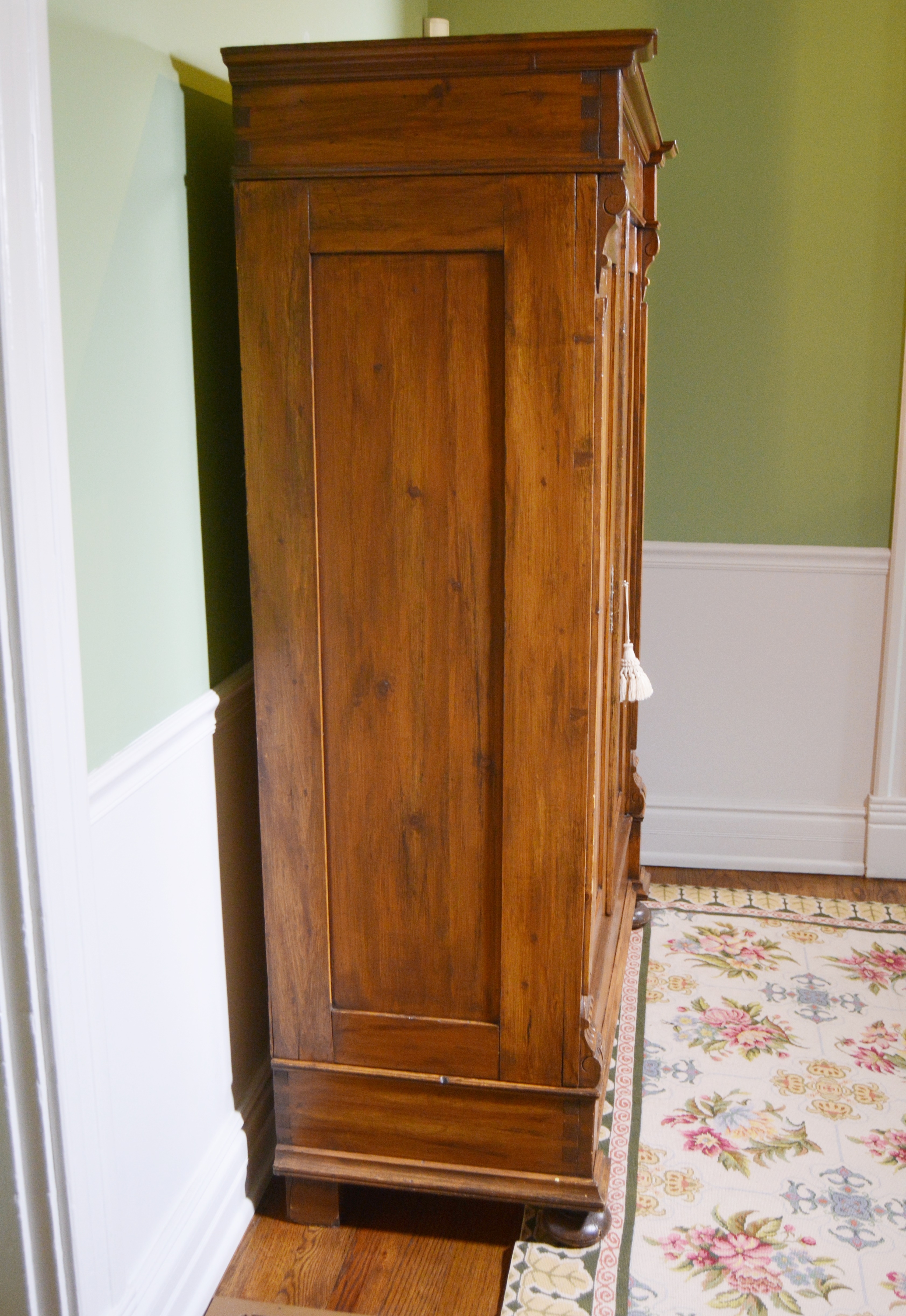 Antique Pine Armoire From English Traditions