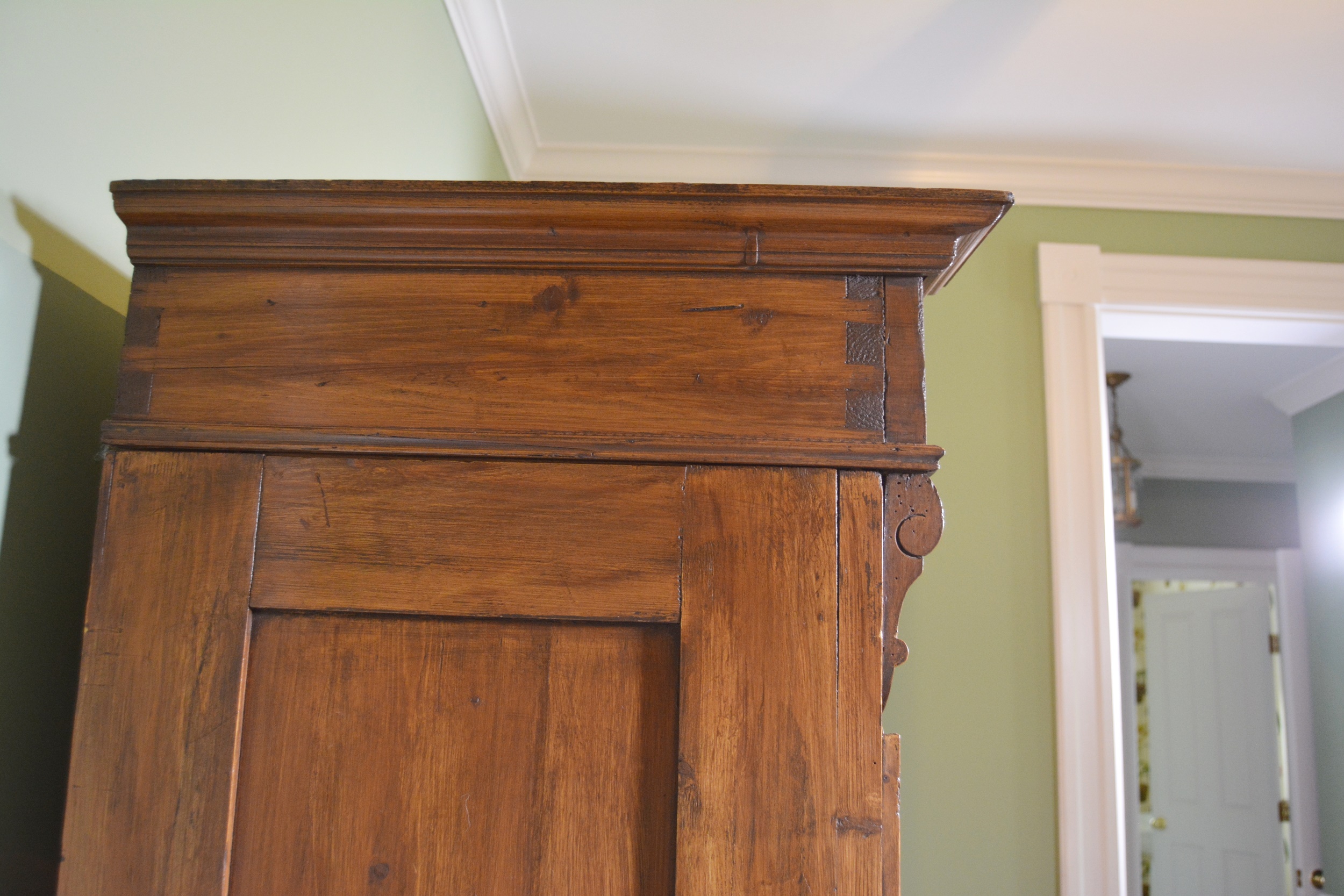 Antique Pine Armoire From English Traditions