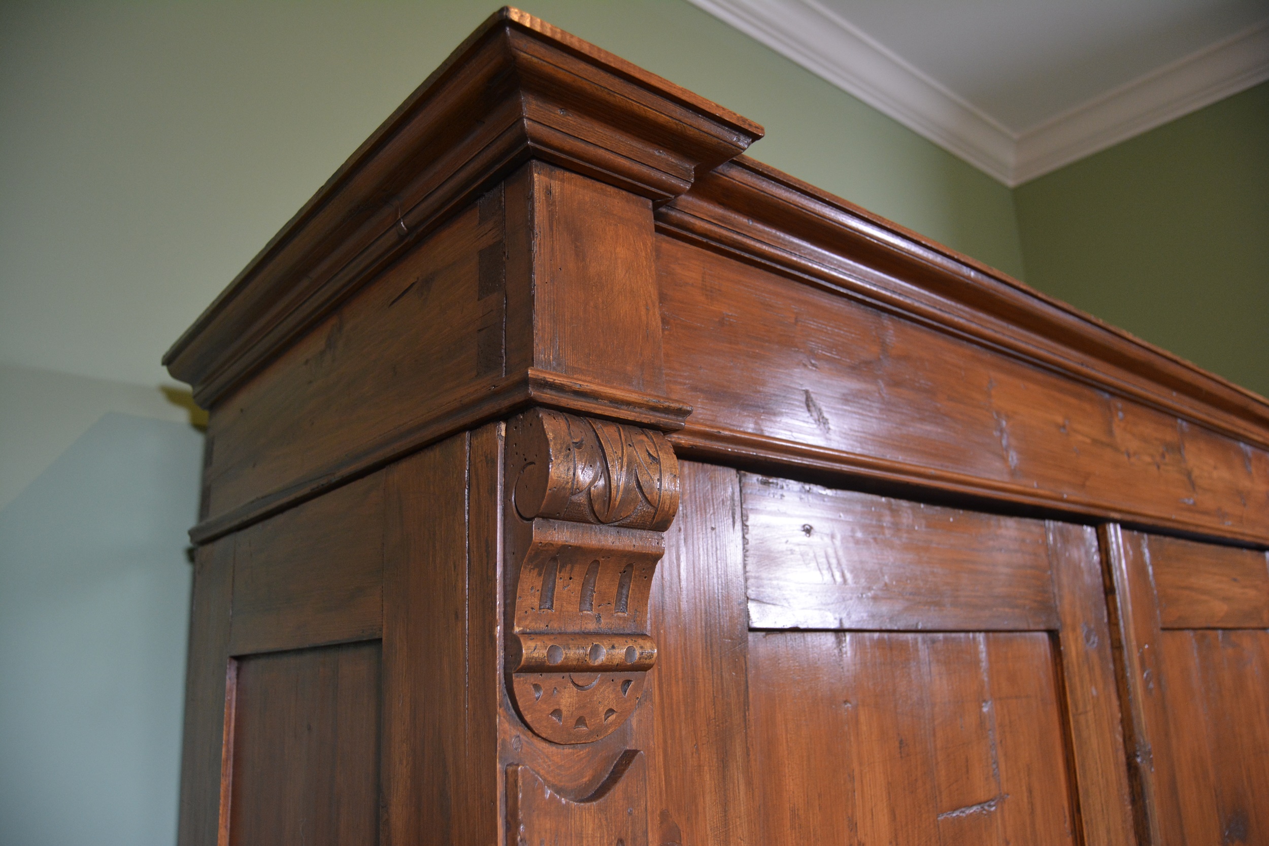 Antique Pine Armoire From English Traditions