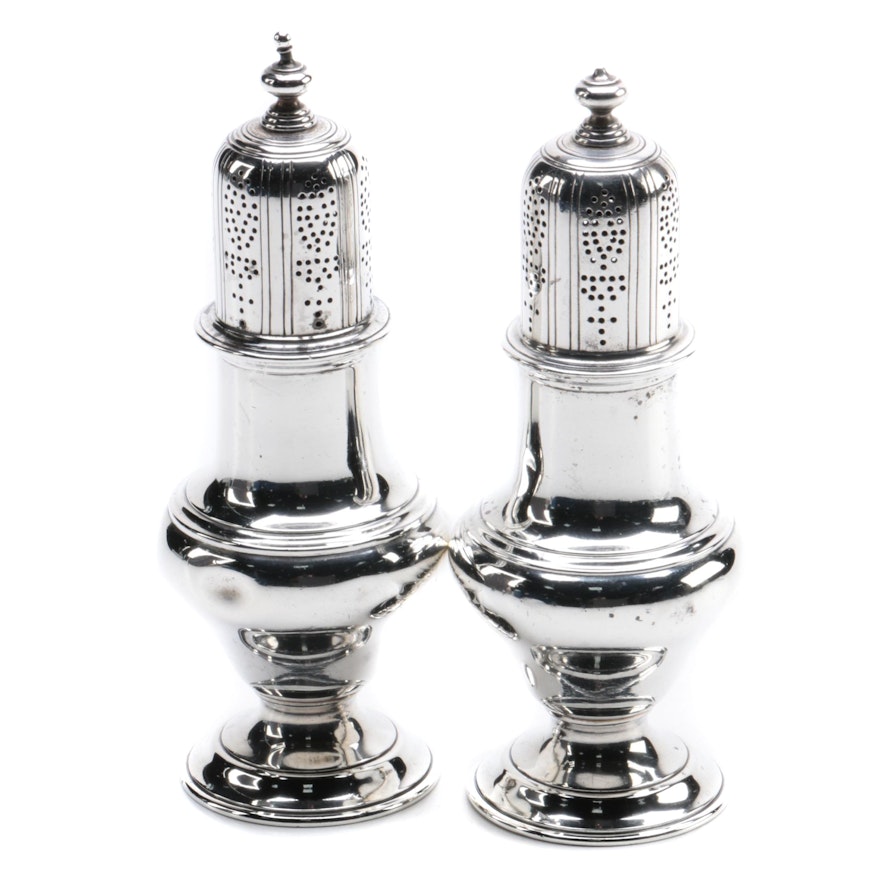 Pair of Vintage Tiffany & Co. Sterling Silver Salt and Pepper Shakers