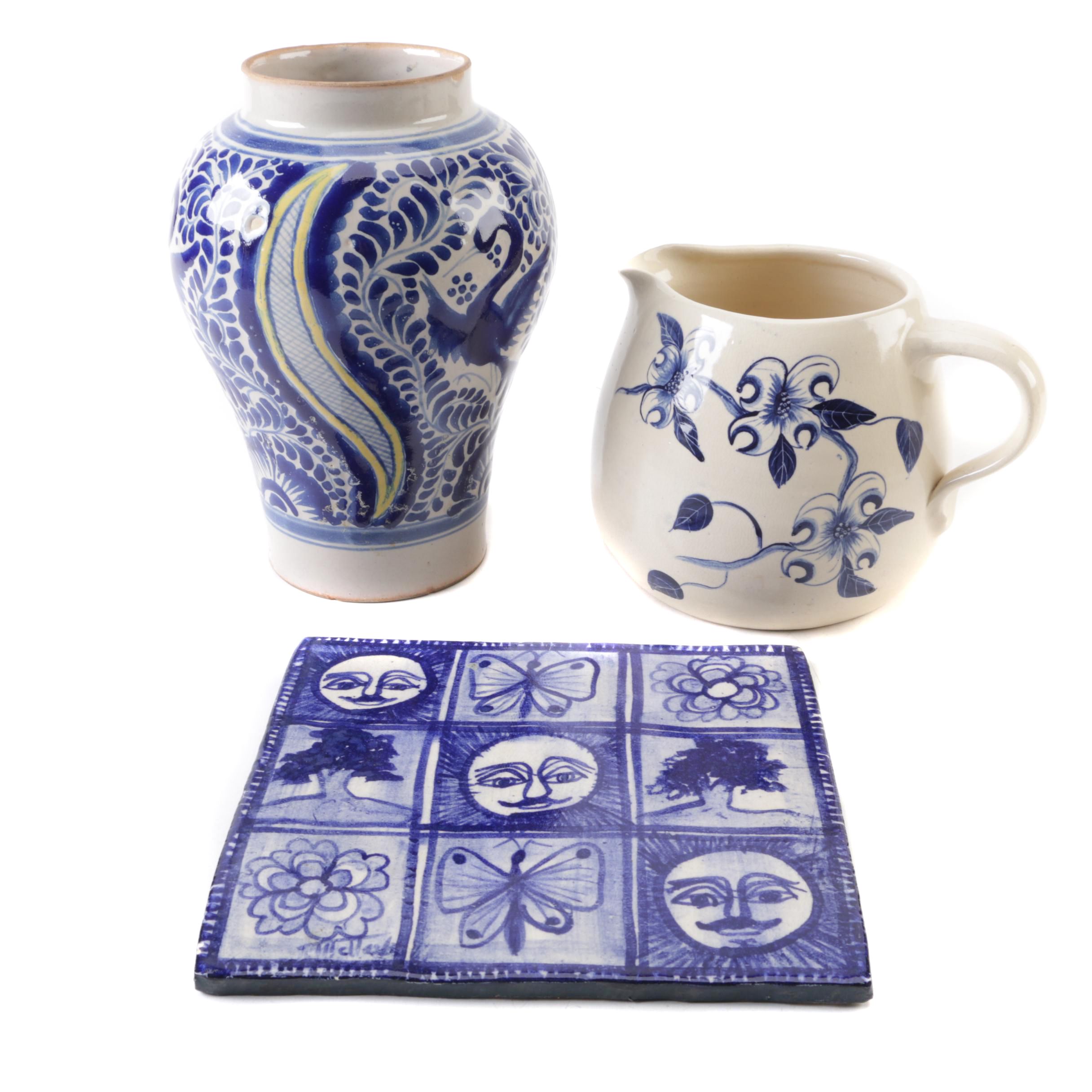 Marshall Pottery Pitcher by Master Potter E.J. Humphries