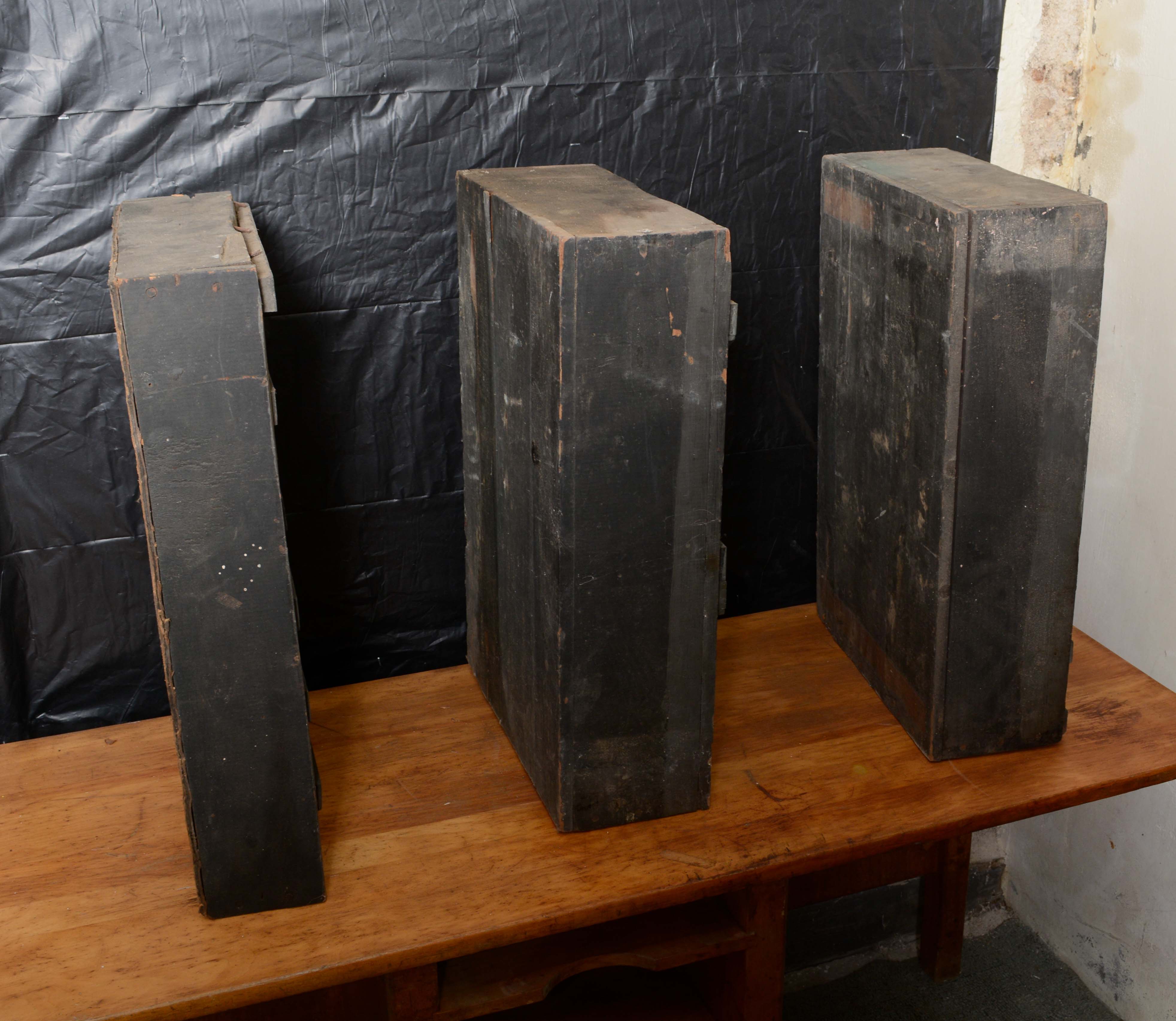 Three Hardware Cabinets