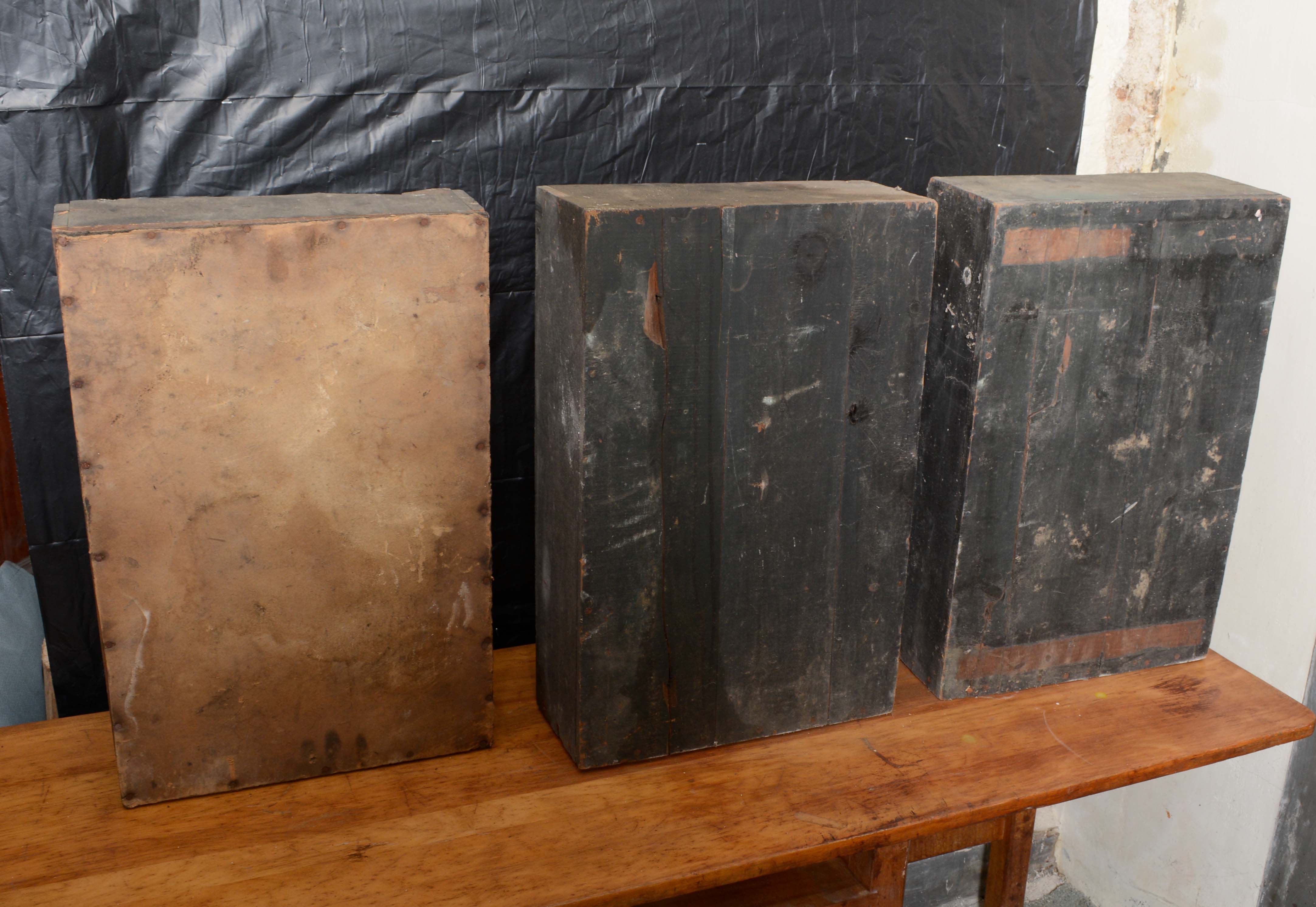 Three Hardware Cabinets