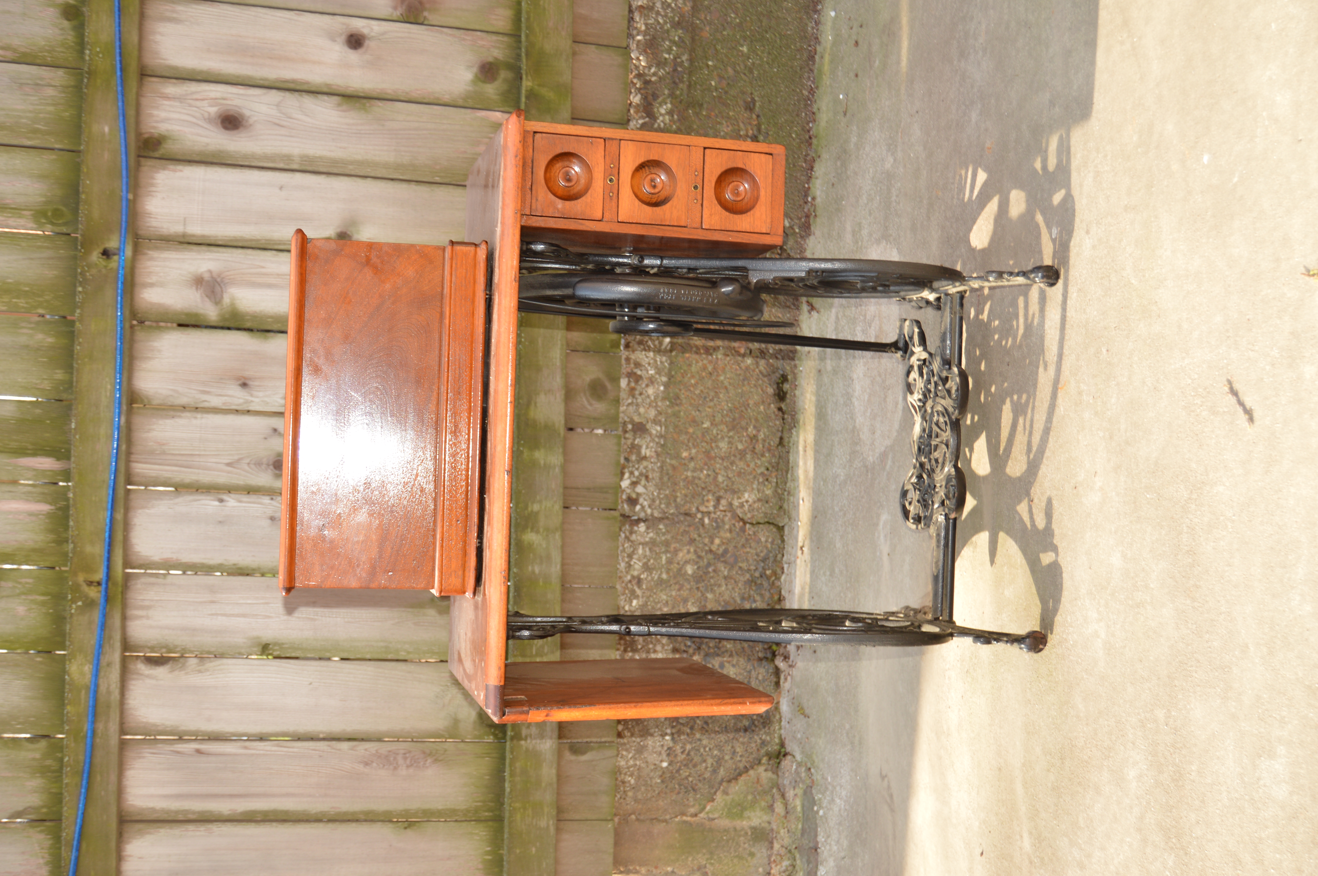 Antique Willcox & Gibbs Treadle Sewing Machine ca. 1894