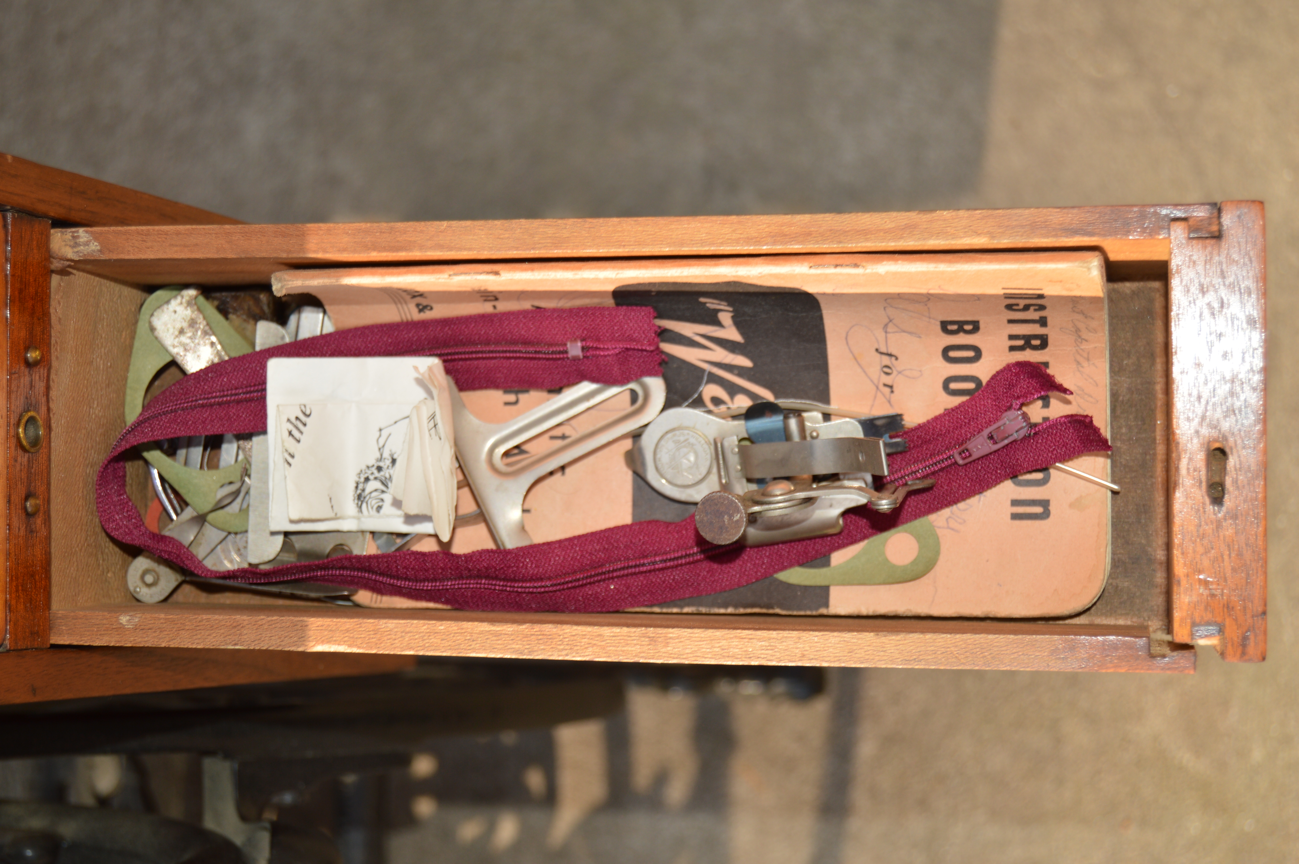 Antique Willcox & Gibbs Treadle Sewing Machine ca. 1894