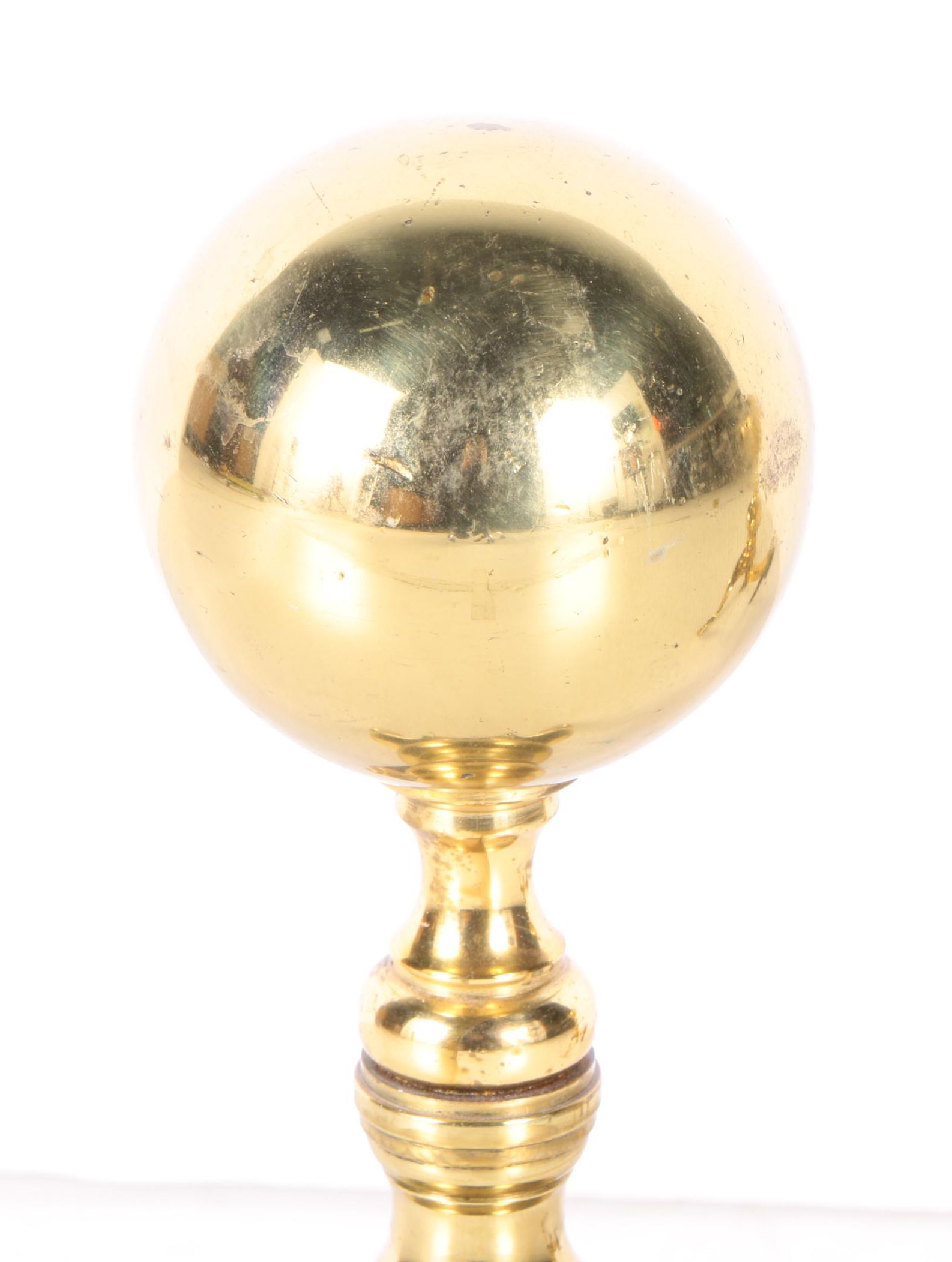 Brass Fireplace Andirons