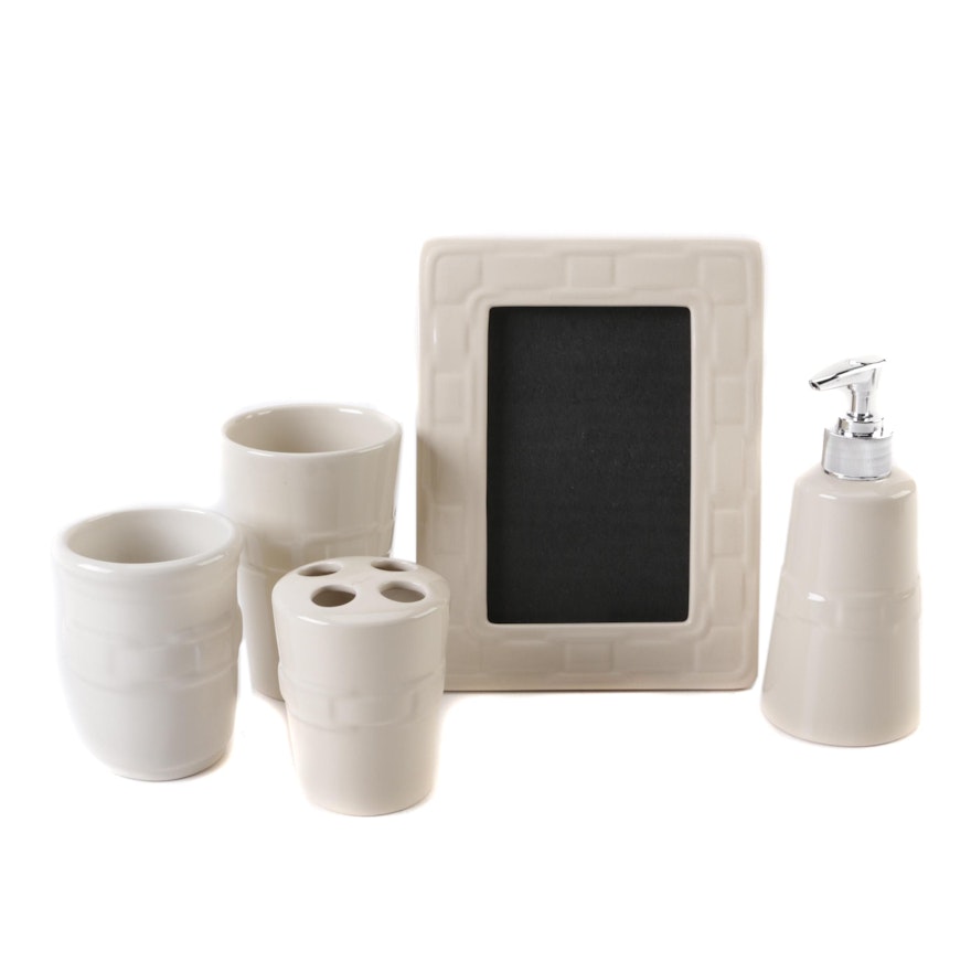 Longaberger Ceramic Bathroom Accessories