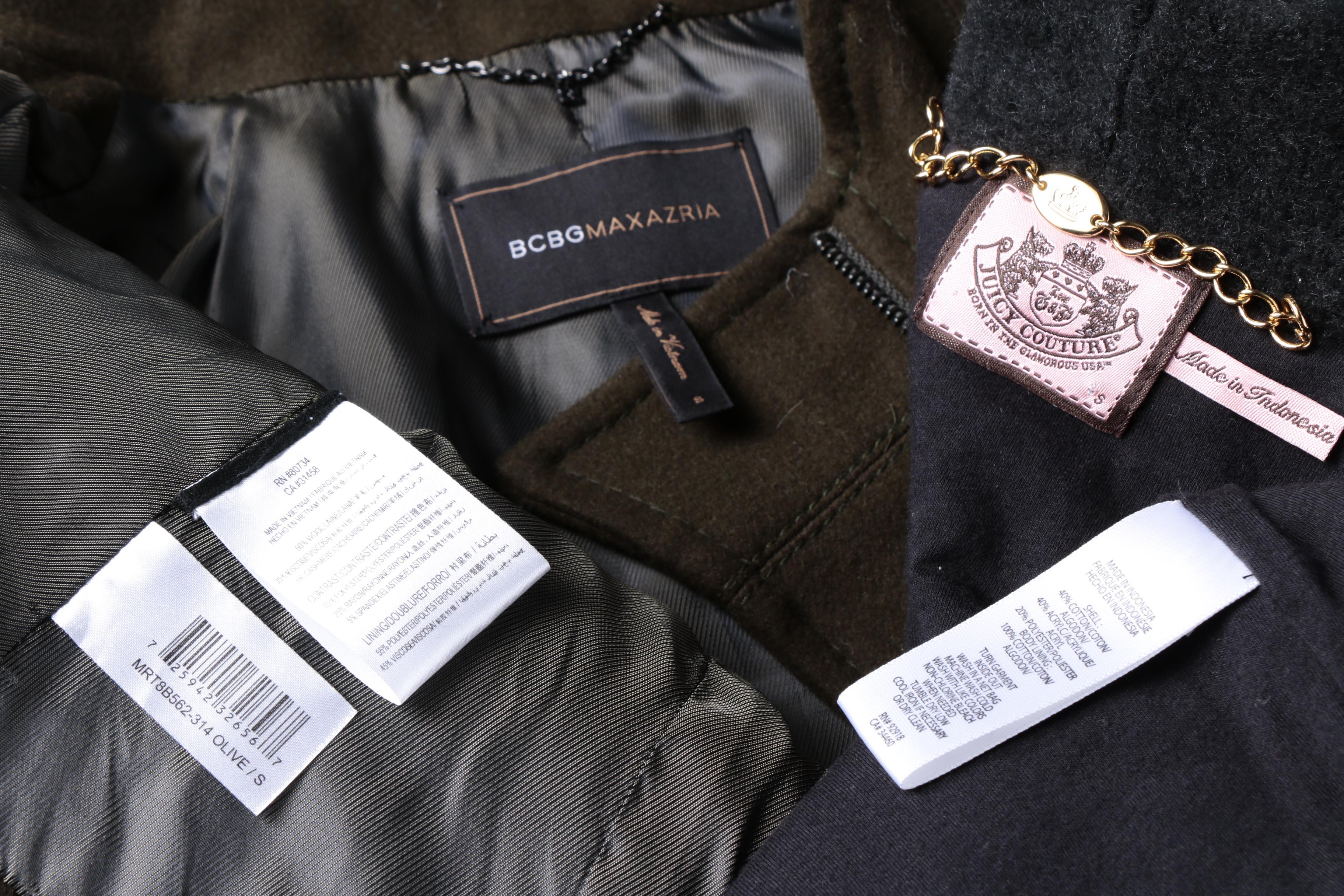 BCBG Max Azria and Juicy Couture jackets