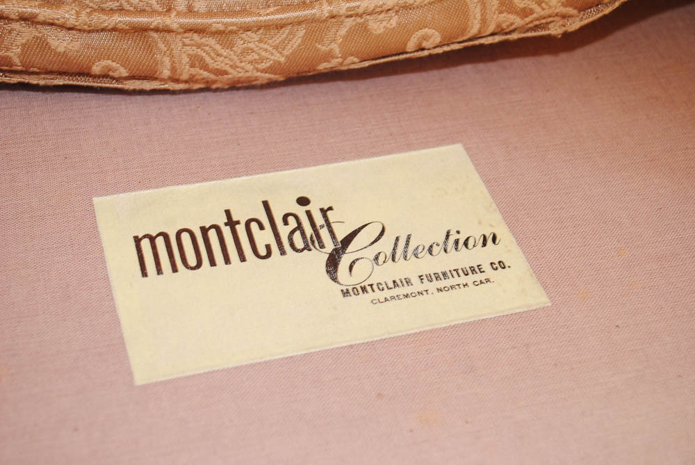 Vintage Upholstered Armchair by Montclair Furniture Company