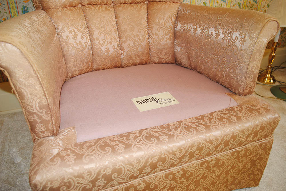 Vintage Upholstered Armchair by Montclair Furniture Company
